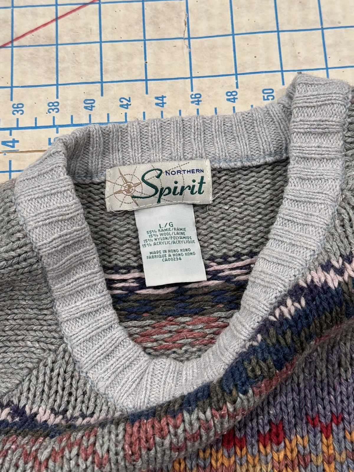 Northern Reflections Vintage Northern Spirit Knit Sweater Tagged Women’s Large Size L / US 10 / IT 46 - 5 Thumbnail