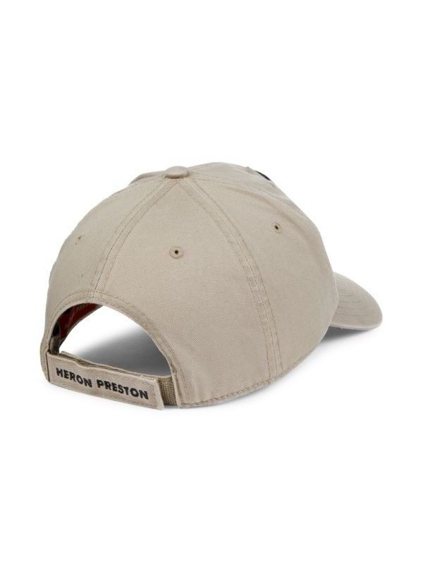 Heron Preston Heron Preston x Caterpillar Patch Baseball Cap Hat Beige Size ONE SIZE - 2 Thumbnail