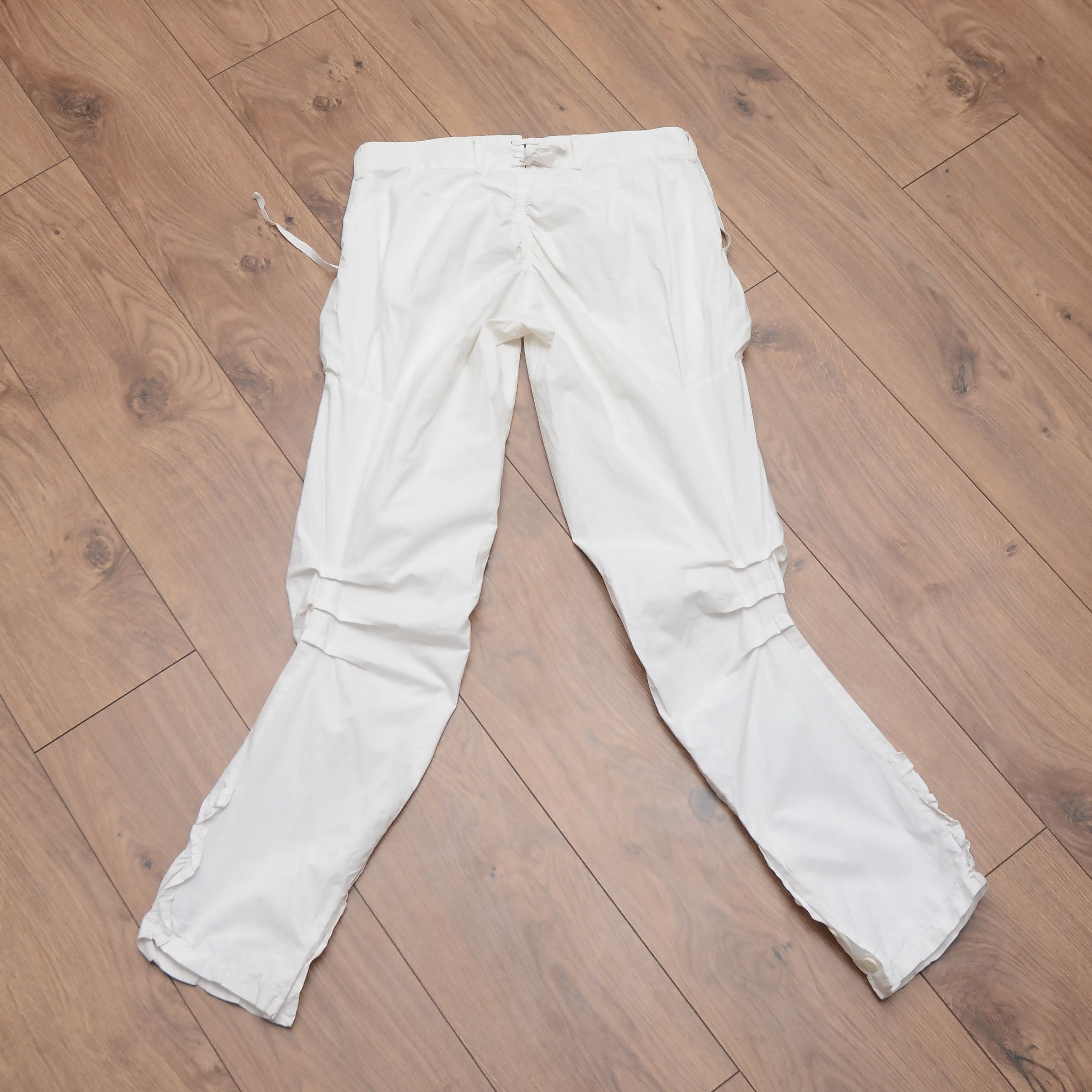 Marithe + Francois Girbaud Vintage 2000s Marithé François Girbaud Pants White Size 29 Size 29" - 8 Thumbnail