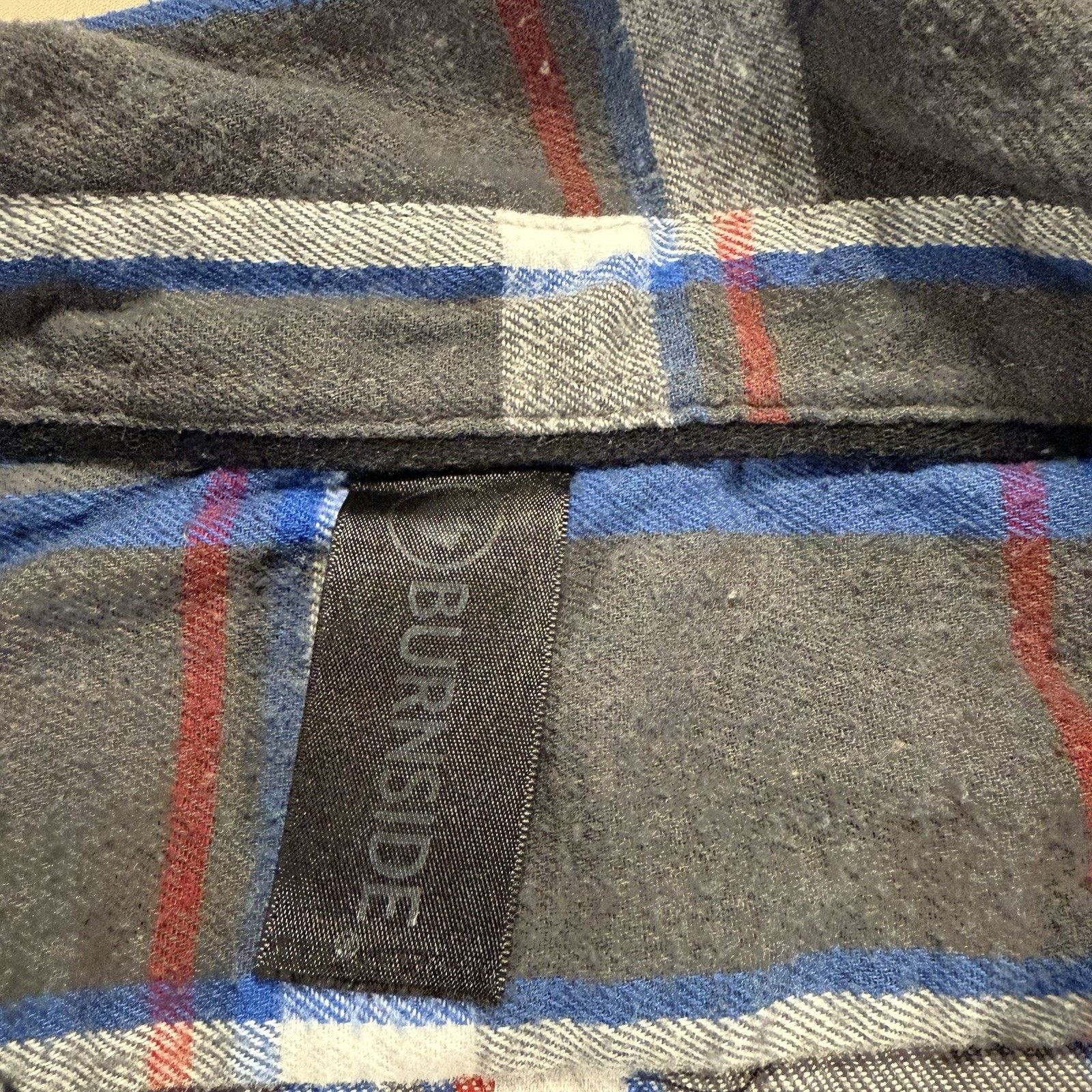 Burnside Burnside Men's Long Sleeve Plaid Gray Size 2 XL Modern Fit Size US XXL / EU 58 / 5 - 4 Thumbnail