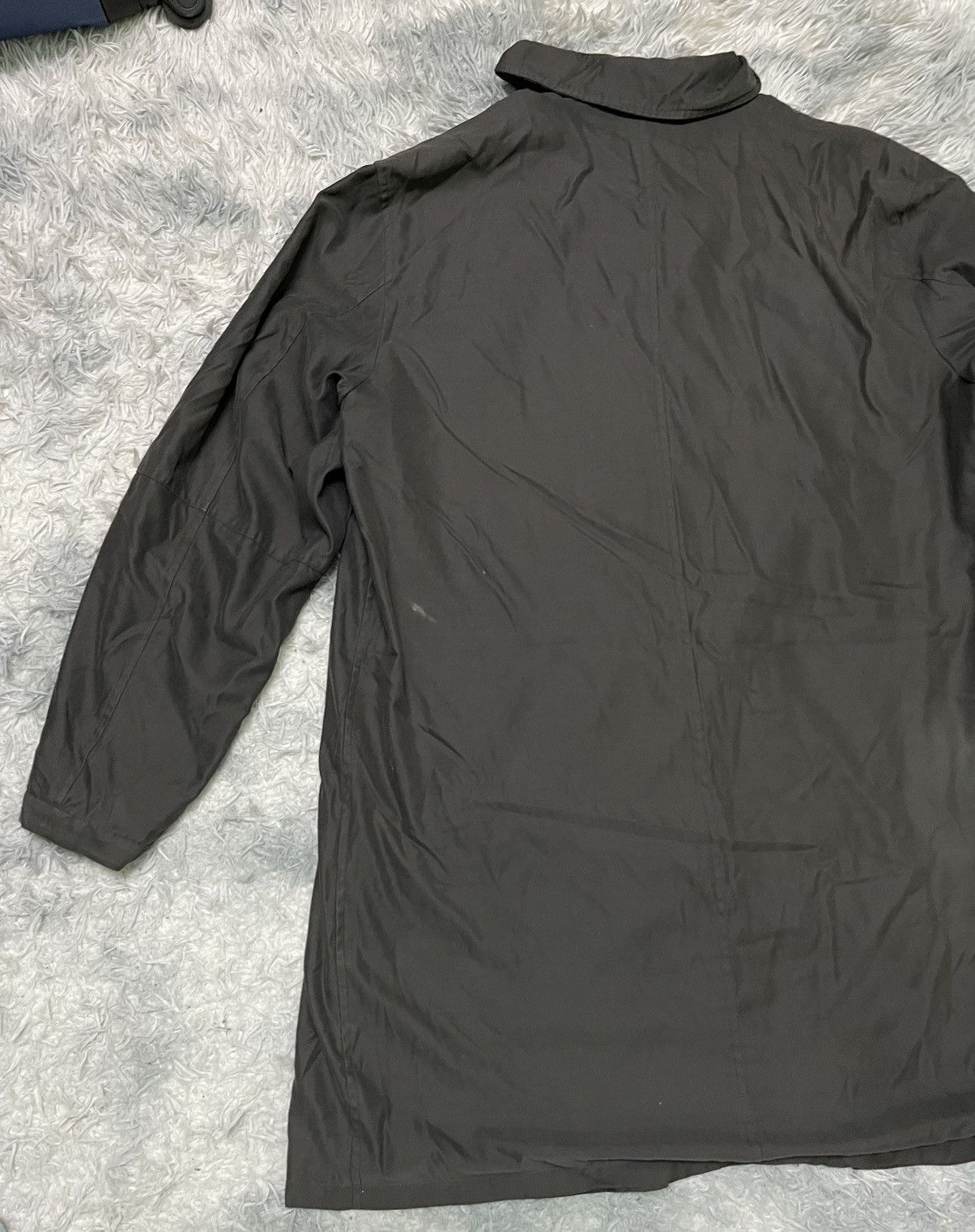 Yohji Yamamoto 90s YOHJI YAMAMOTO LONG JACKET OVERALL FADED Size US XL / EU 56 / 4 - 9 Thumbnail