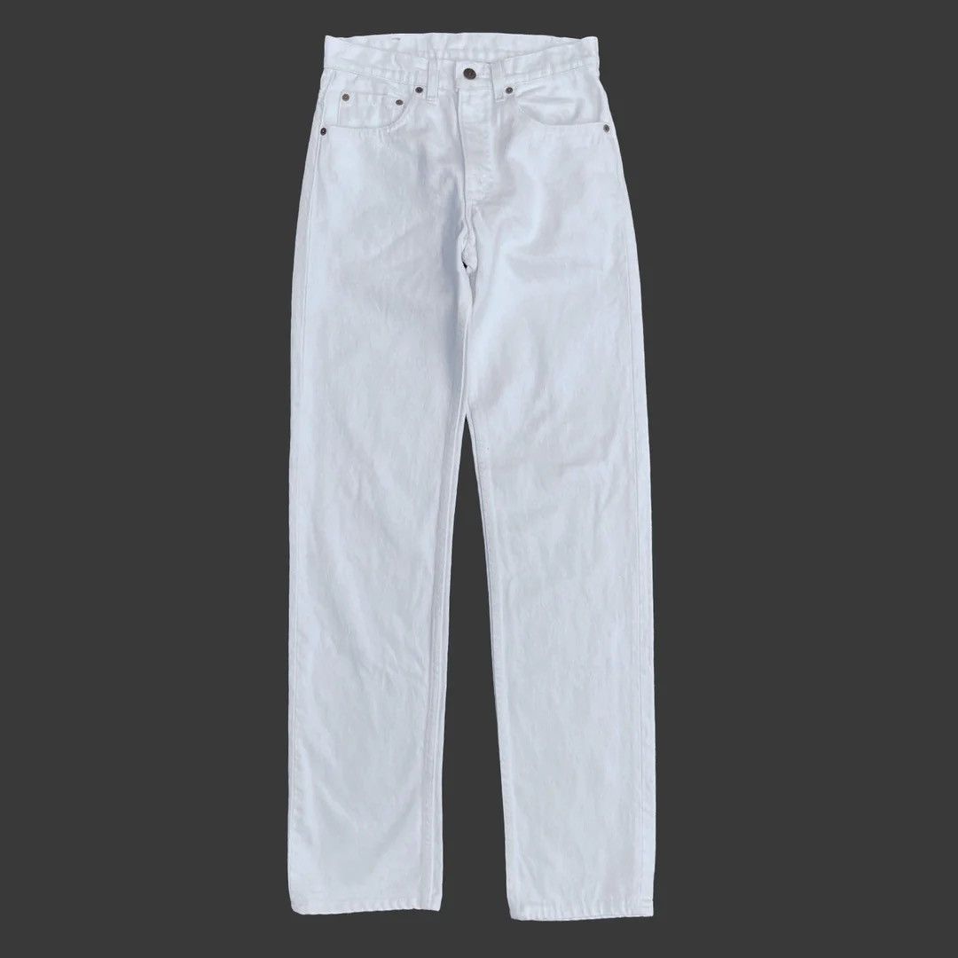Levi's × Vintage Levi’s 1980 80s 505 Vintage Denim Jeans USA Made W28 L34 Size 28" / US 6 / IT 42 - 2 Thumbnail