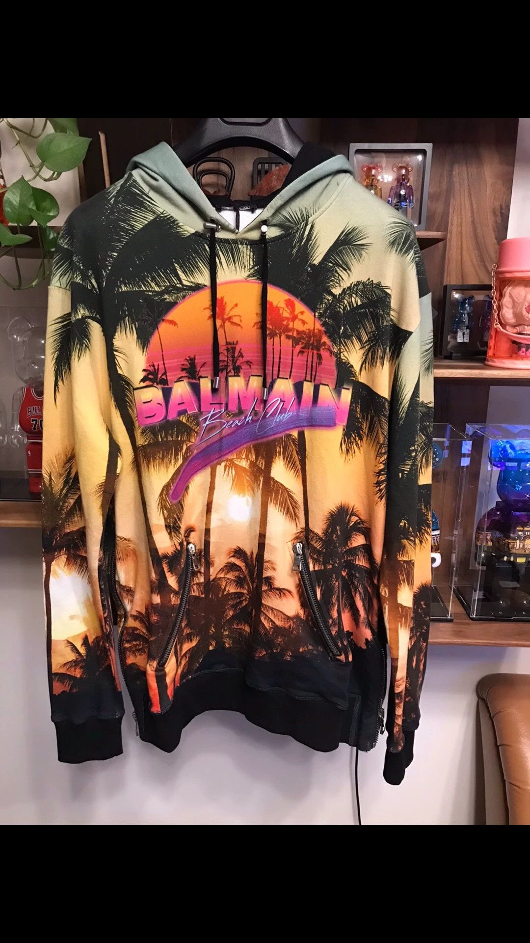 Balmain BALMAIN Tropical Palm Sunset 4-Zipper Pockets Unisex Size US S / EU 44-46 / 1 - 1 Thumbnail