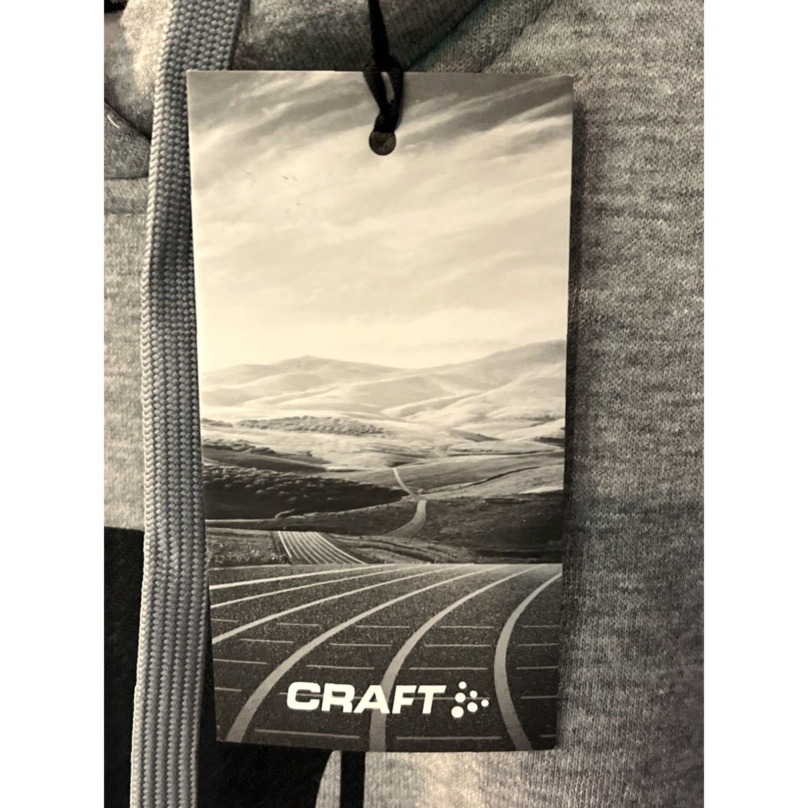 Vintage CRAFT Hoodie Women's XS Gray Black Skull Crossbones Pullover Hooded Pockets New XS Activewear Sweatshirt Girls Ladies Size XS / US 0-2 / IT 36-38 - 6 Thumbnail