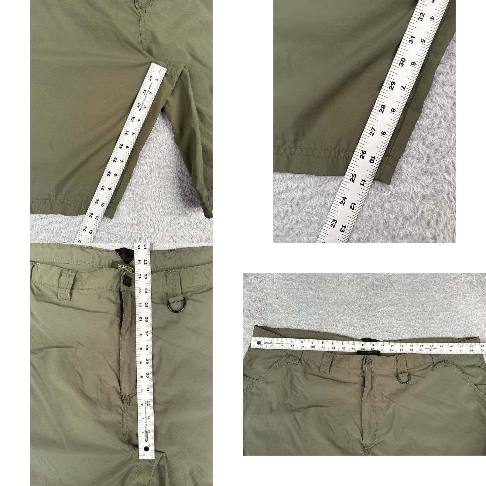 Vintage Boy Scouts Shorts Adult 2XL XXL Green Centennial Supplex Nylon Cargo Navy? Size US 39 - 8 Thumbnail