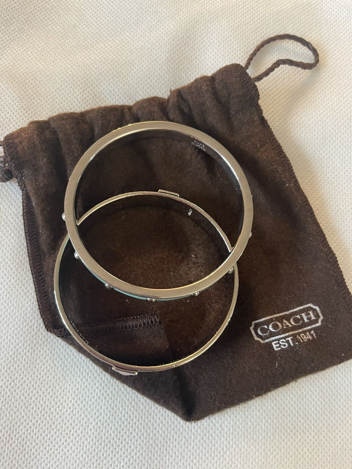 Coach COACH BANGLE BRACELETS-2 PIECES Size ONE SIZE - 2 Thumbnail