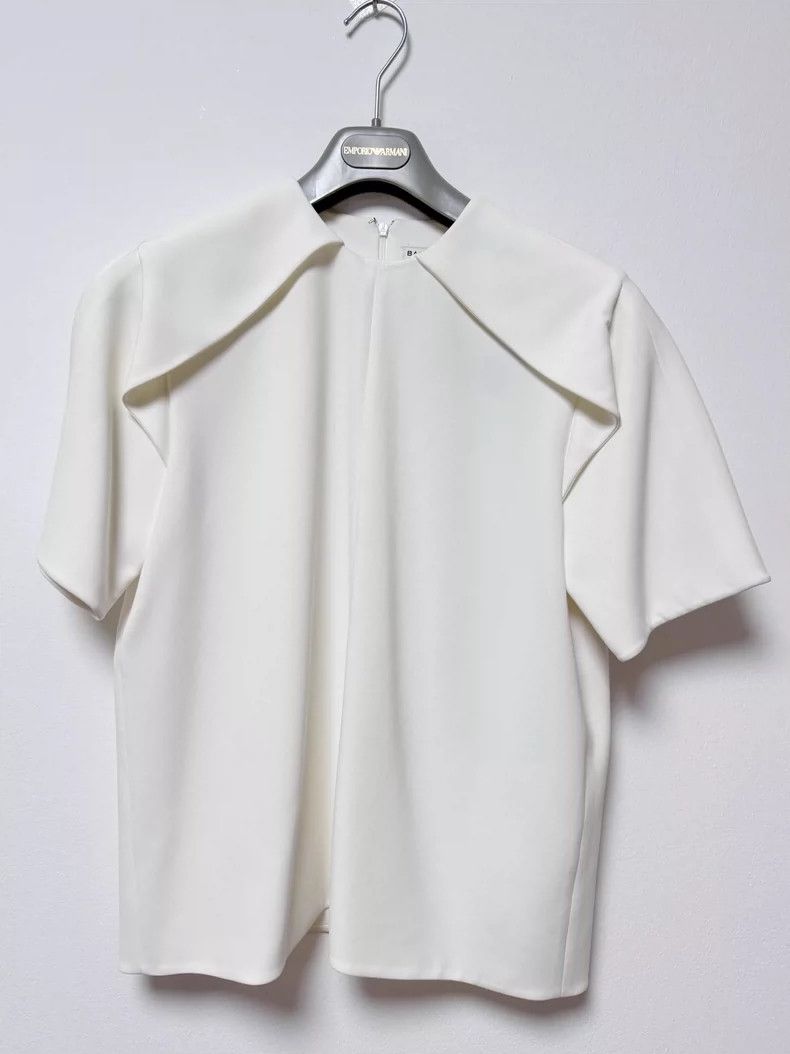 Balenciaga Balenciaga size 36 White jacket with short sleeves Size US S / EU 44-46 / 1 - 1 Thumbnail