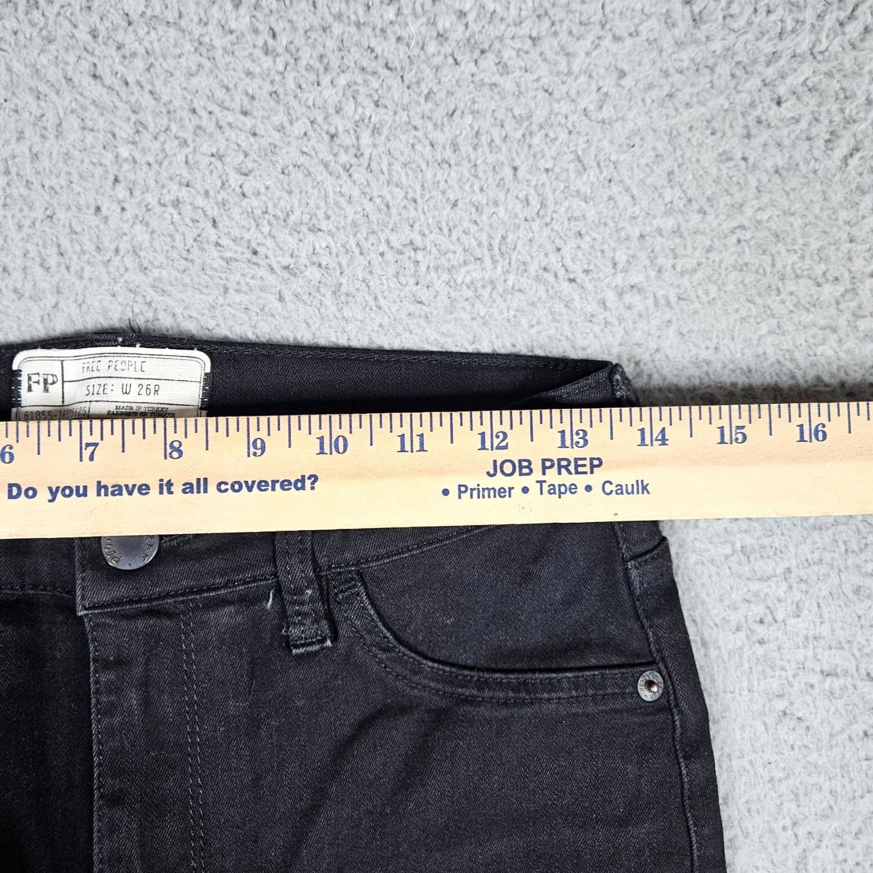Free People Free People Jean Size 26R Women's Black Skinny Five pockets Casual Size 26" / US 2 / IT 38 - 6 Thumbnail
