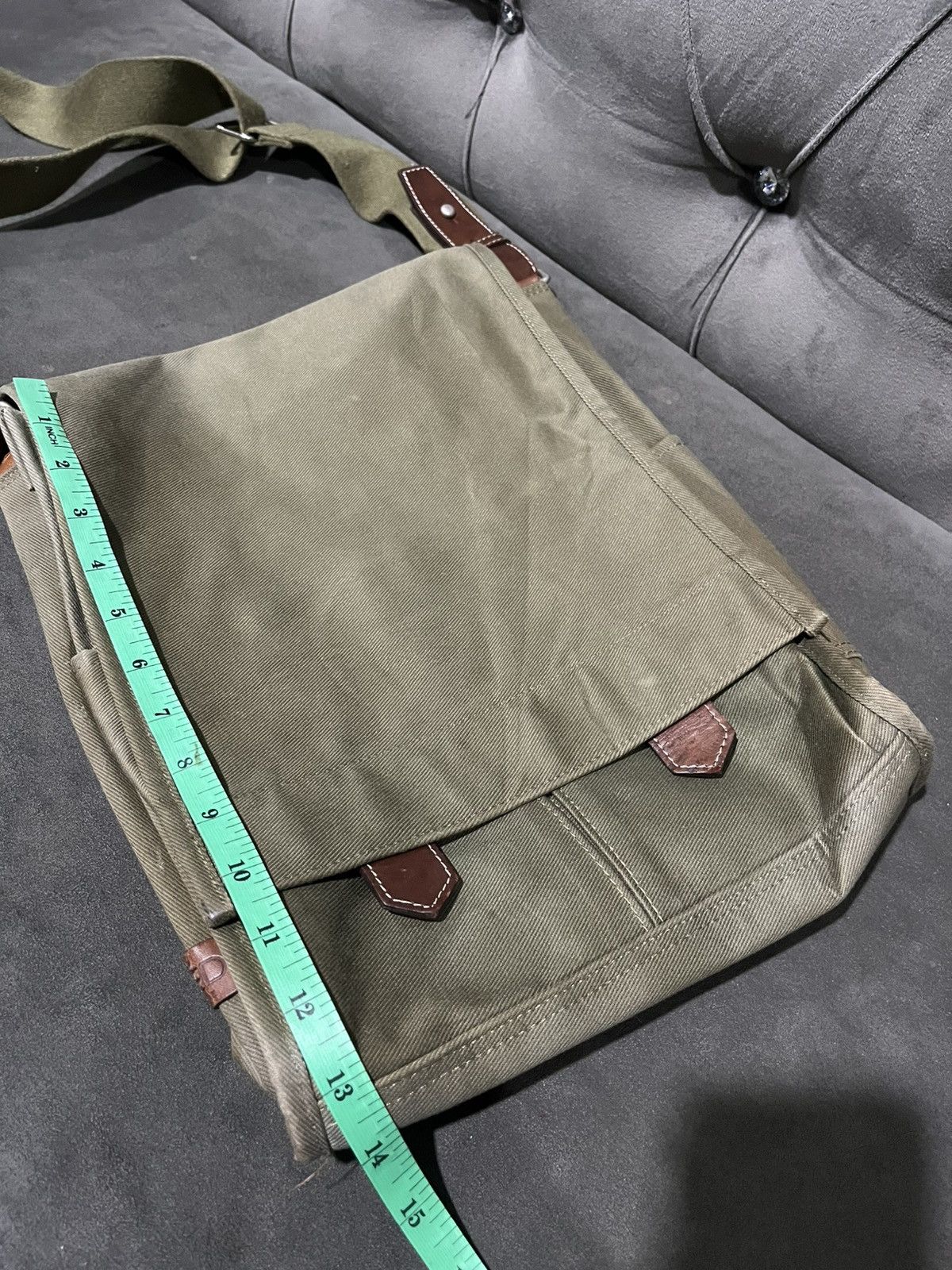 Yohji Yamamoto Authentic INED HOMME By Yohji Yamamoto Militry Bag Size ONE SIZE - 21 Thumbnail