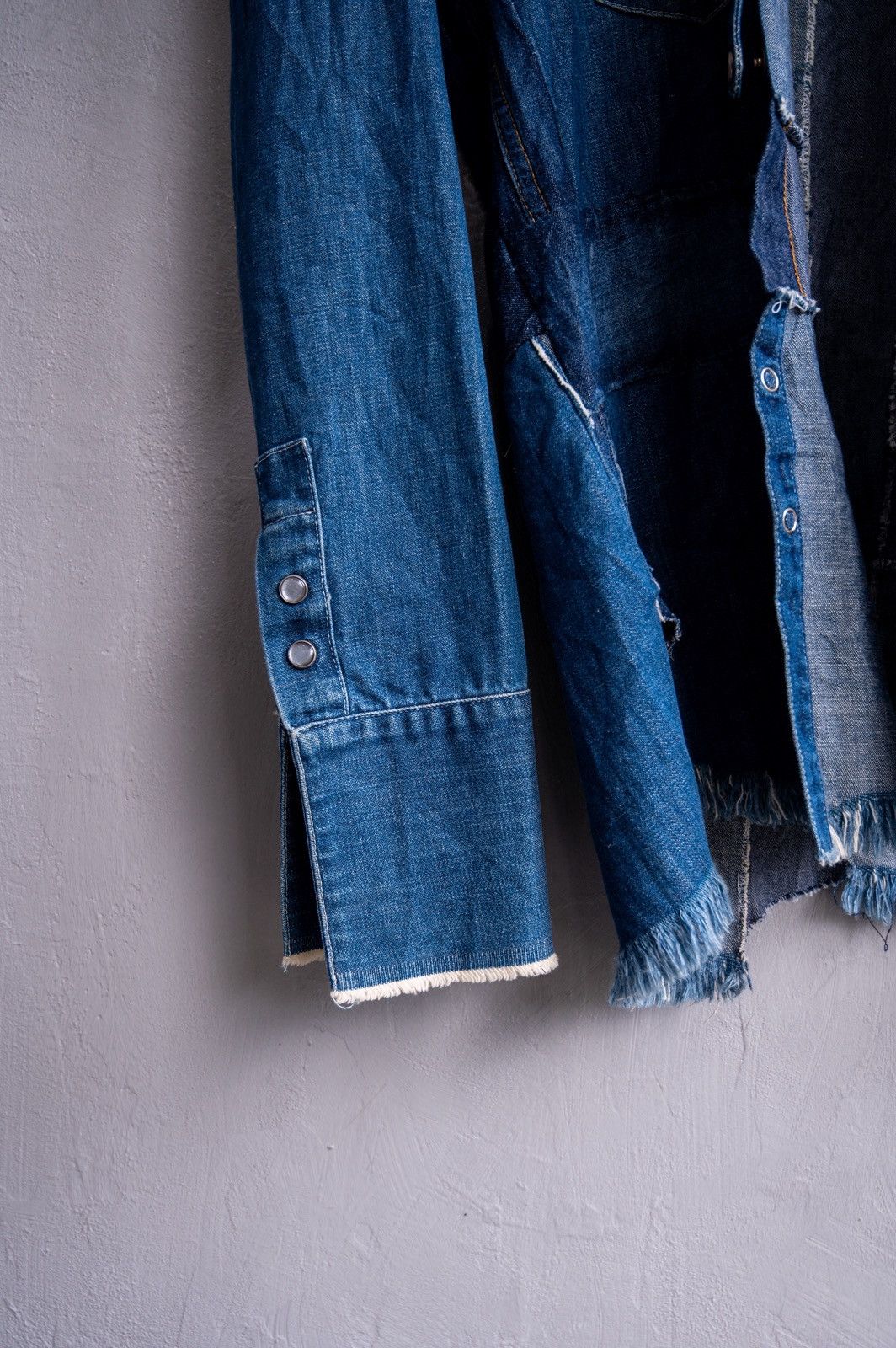 Greg Lauren Greg Lauren denim western studio deconstructed kimono shirt Size US S / EU 44-46 / 1 - 9 Thumbnail