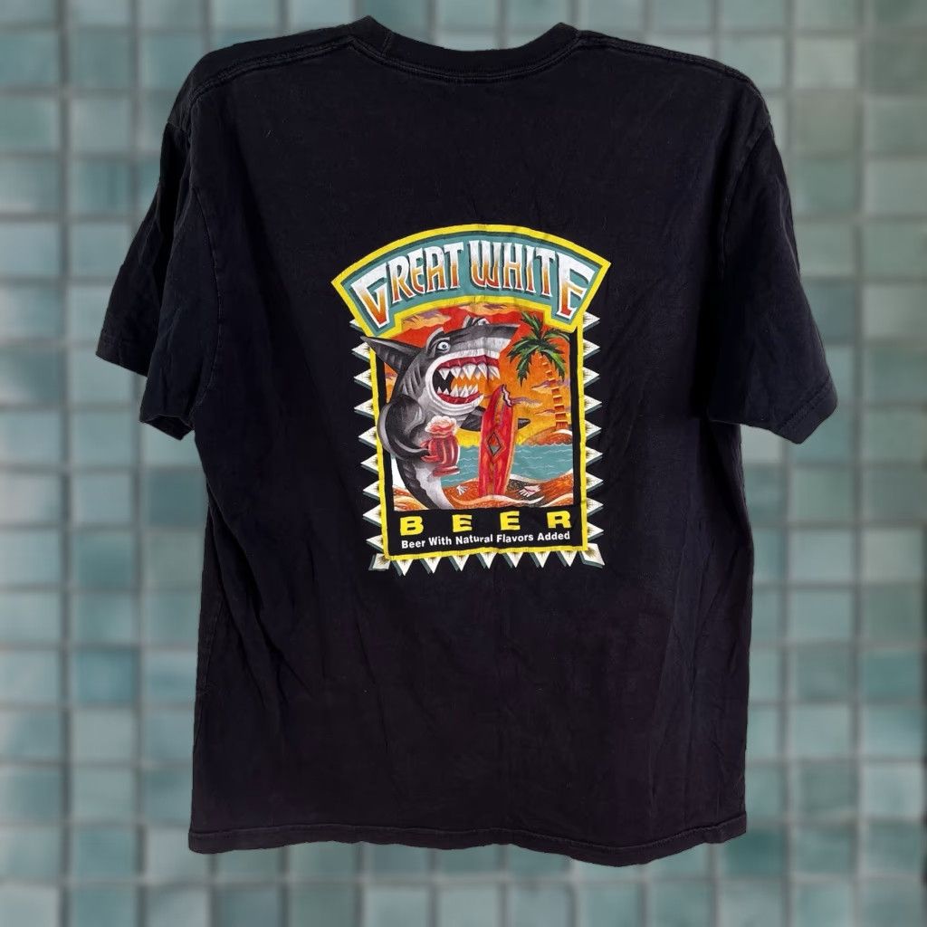 Vintage VINTAGE Lost Coast Brewery Beer T-Shirt Mens Medium Black Graphic Print Short Sleeve Crew Neck Spring Summer Fall Size US M / EU 48-50 / 2 - 1 Thumbnail