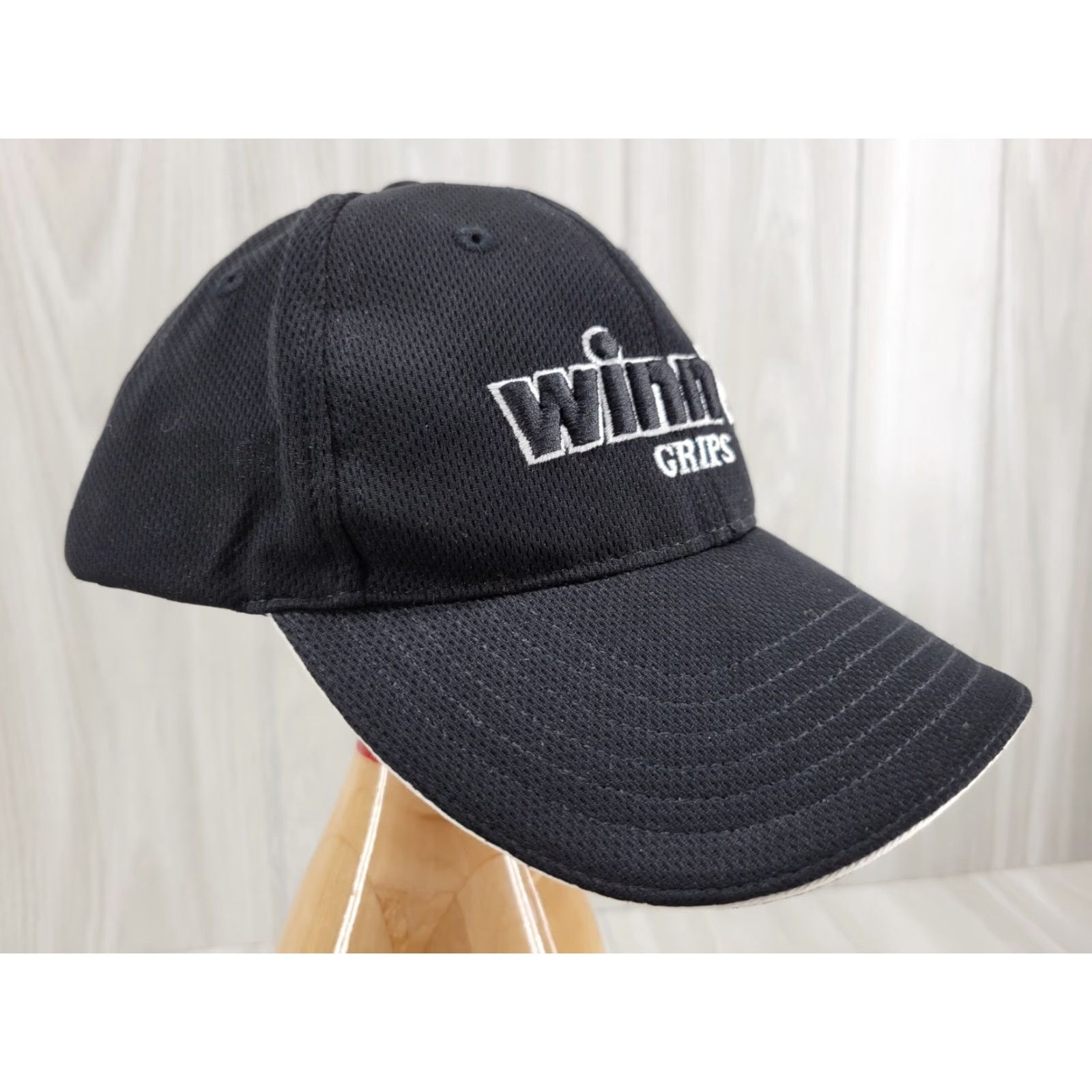 Vintage Winn Grips Golfing Strapback Black Baseball Cap Hat Size ONE SIZE - 3 Thumbnail