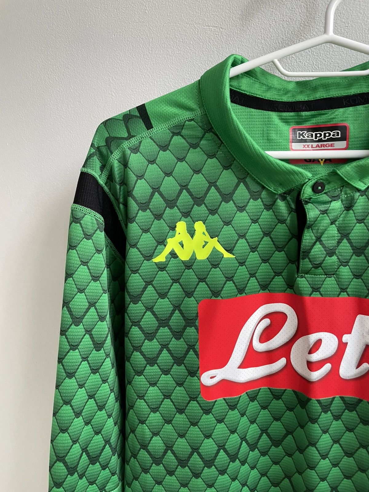 Vintage Napoli 2018 2019 Goalkeeper Home Shirt Football Soccer Jersy Size US XXL / EU 58 / 5 - 3 Thumbnail