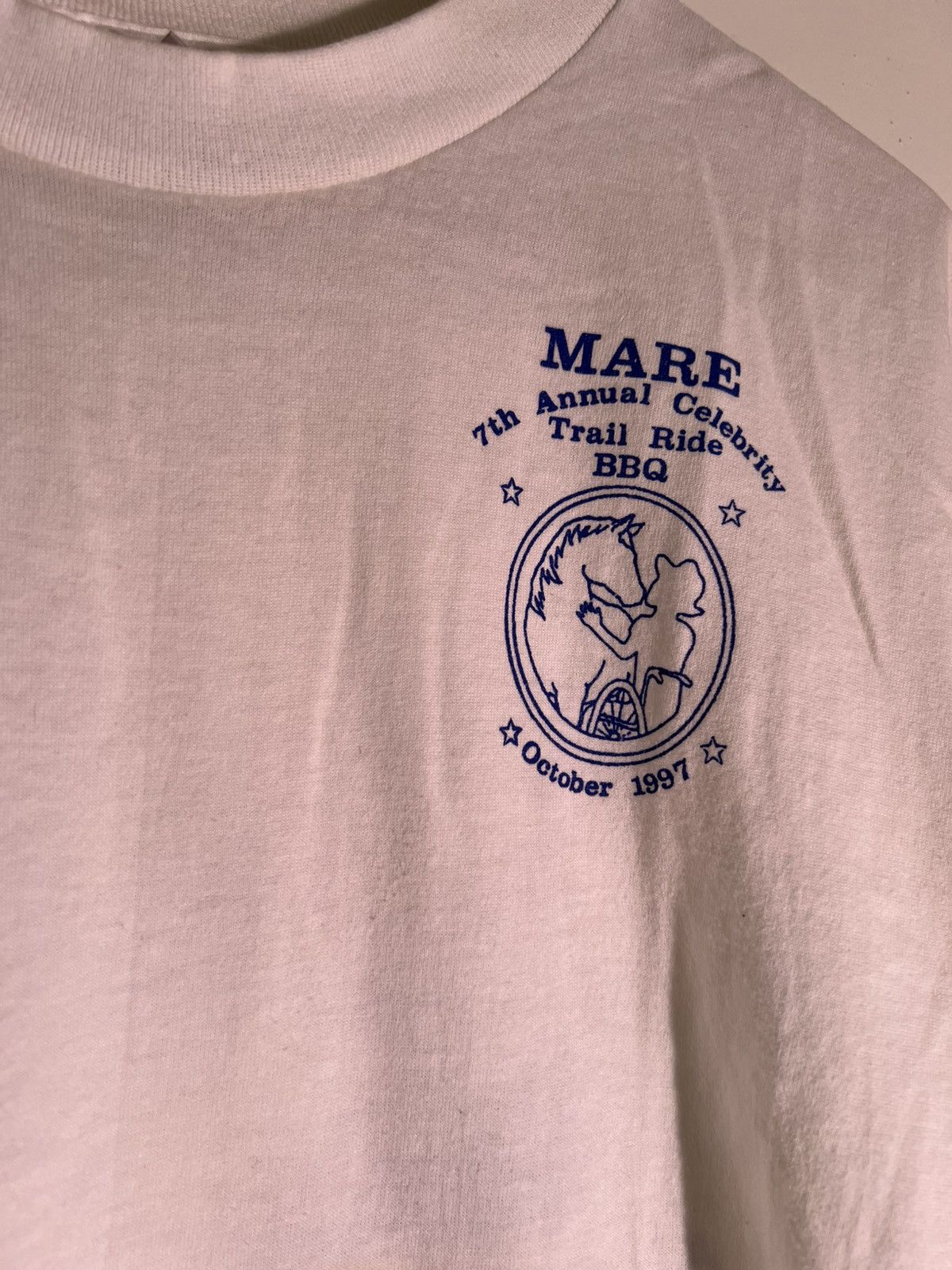 Vintage 90’s VTG Vintage Mare Trail BBQ Horse Retro Streetwear Tee Size US L / EU 52-54 / 3 - 3 Thumbnail