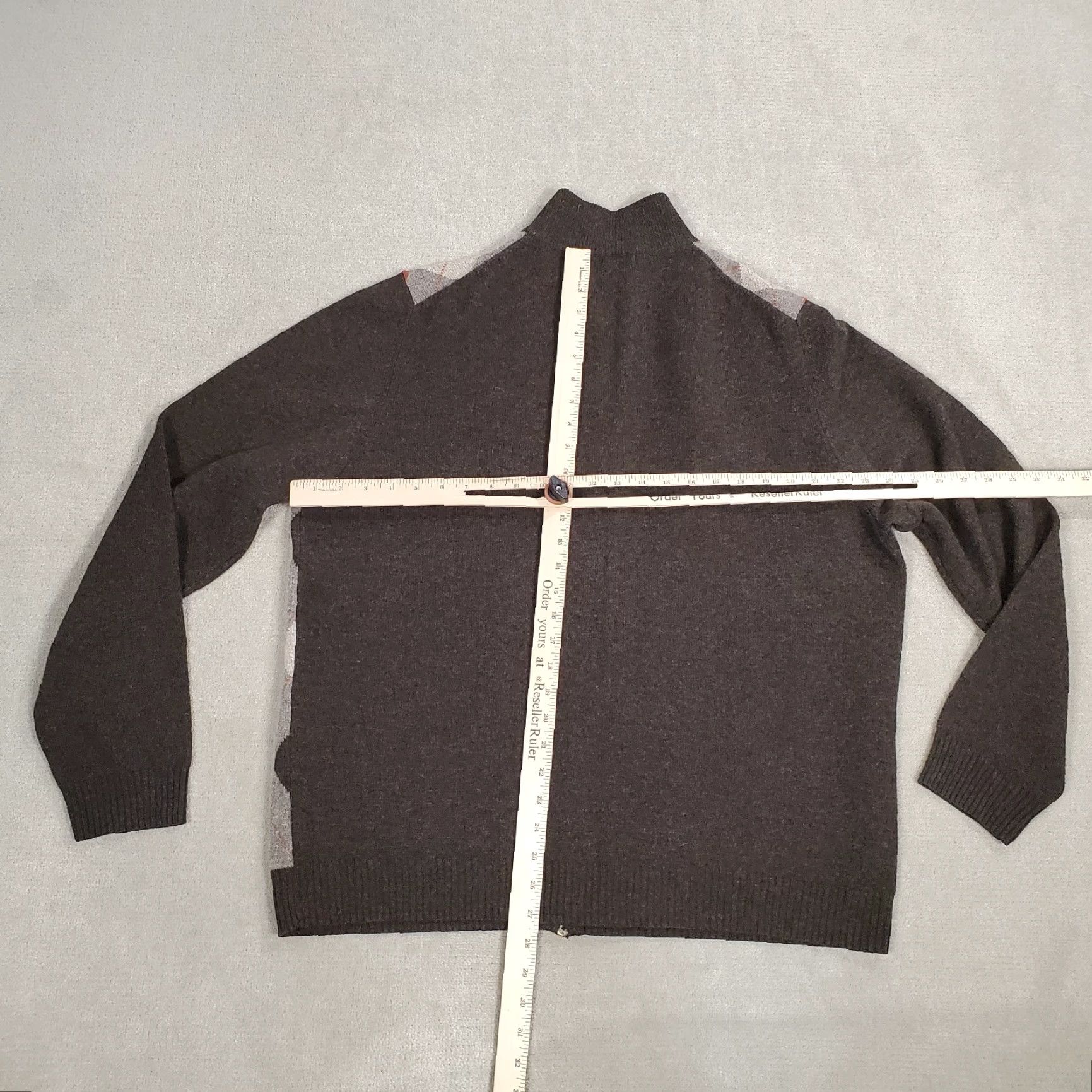 Brooks Brothers Brooks Brothers 346 Sweater Mens Extra Large Brown Beige Scottish Lambswool Knit Argyle/Diamond Mock Neck Long Sleeve Size US XL / EU 56 / 4 - 4 Thumbnail