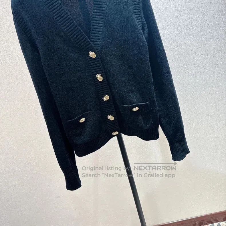 Chanel Chanel Black knitted jacket Size XS / US 0-2 / IT 36-38 - 3 Thumbnail