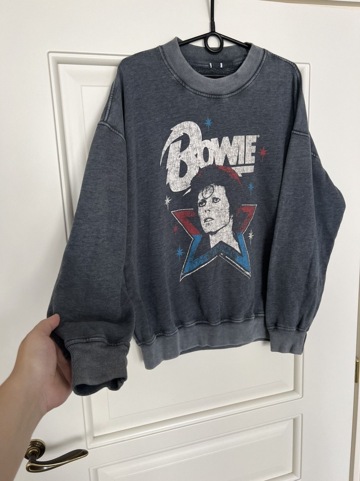 Band Tees Bowie Band Sweatshirt Rock Musician Size US M / EU 48-50 / 2 - 7 Thumbnail