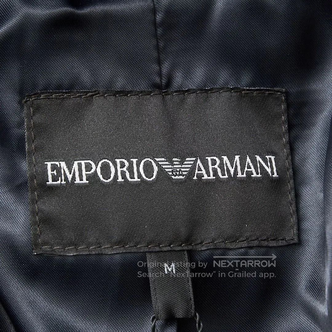 Emporio Armani Emporio Armani Men's Navy Double-Breasted Coat. Size US L / EU 52-54 / 3 - 7 Thumbnail