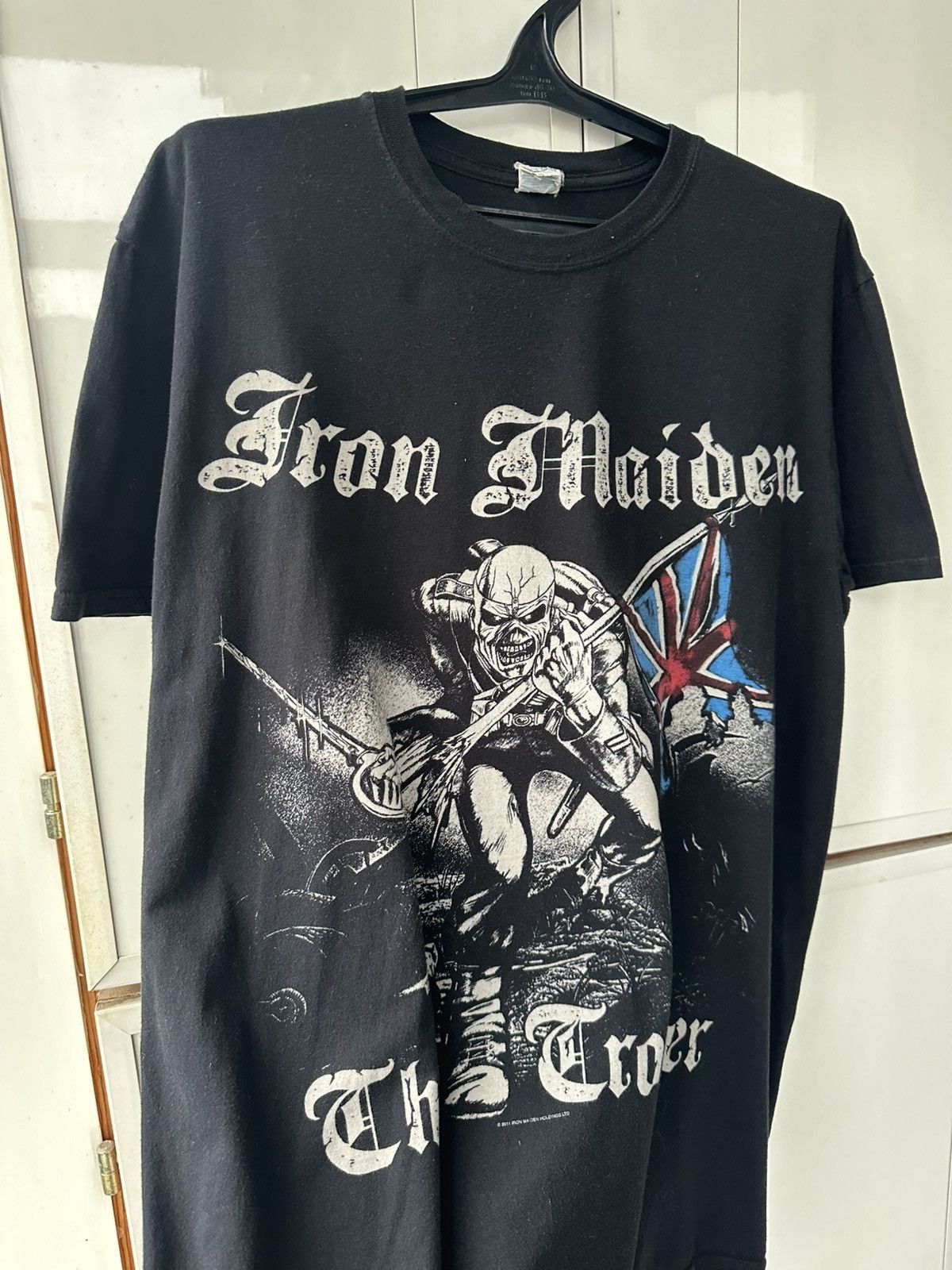 Vintage Vintage Iron Maiden T-shirt “The crooper” Print Size US L / EU 52-54 / 3 - 10 Thumbnail
