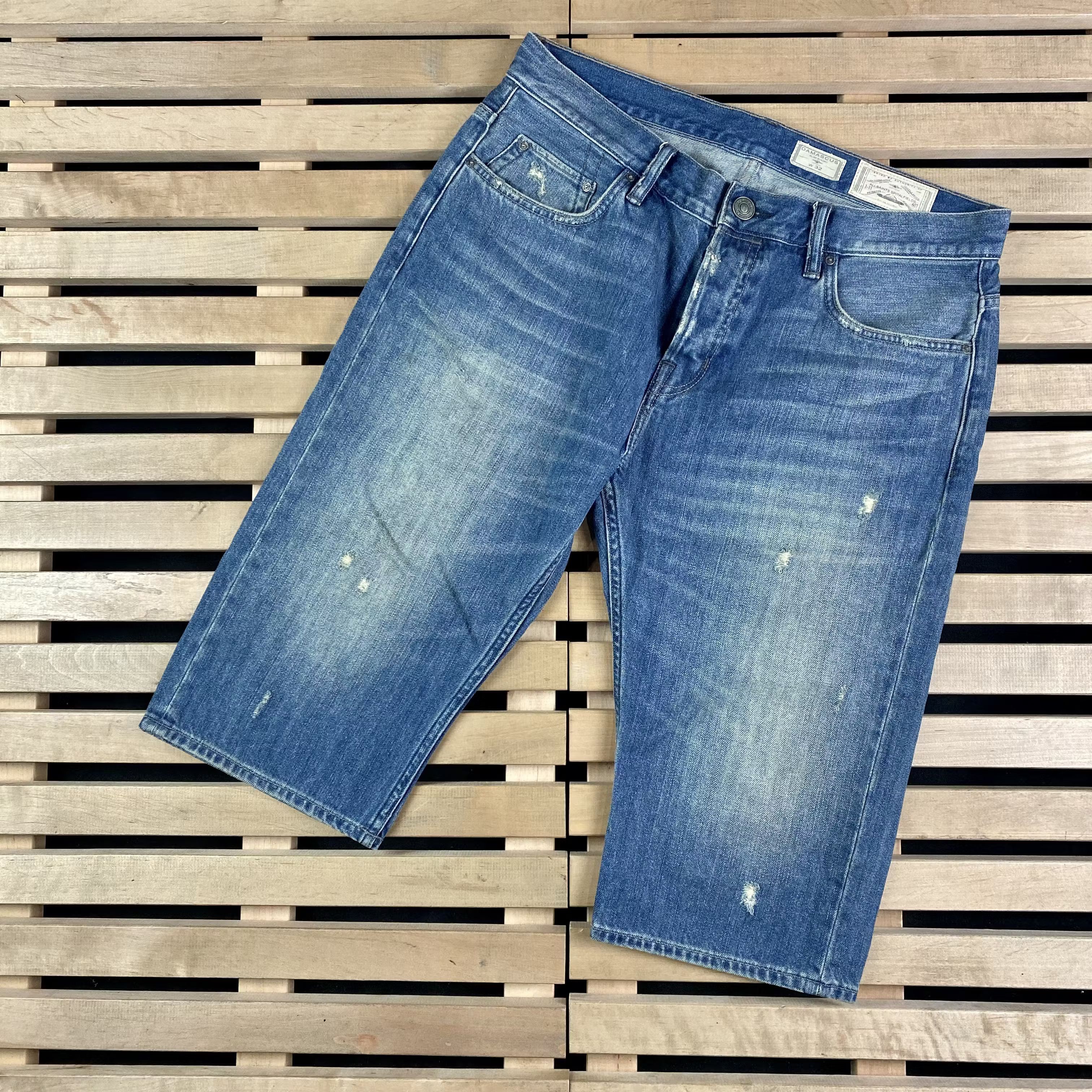 Allsaints Mens Jeans Shorts Allsaints Size 32 Size US 32 / EU 48 - 1 Thumbnail