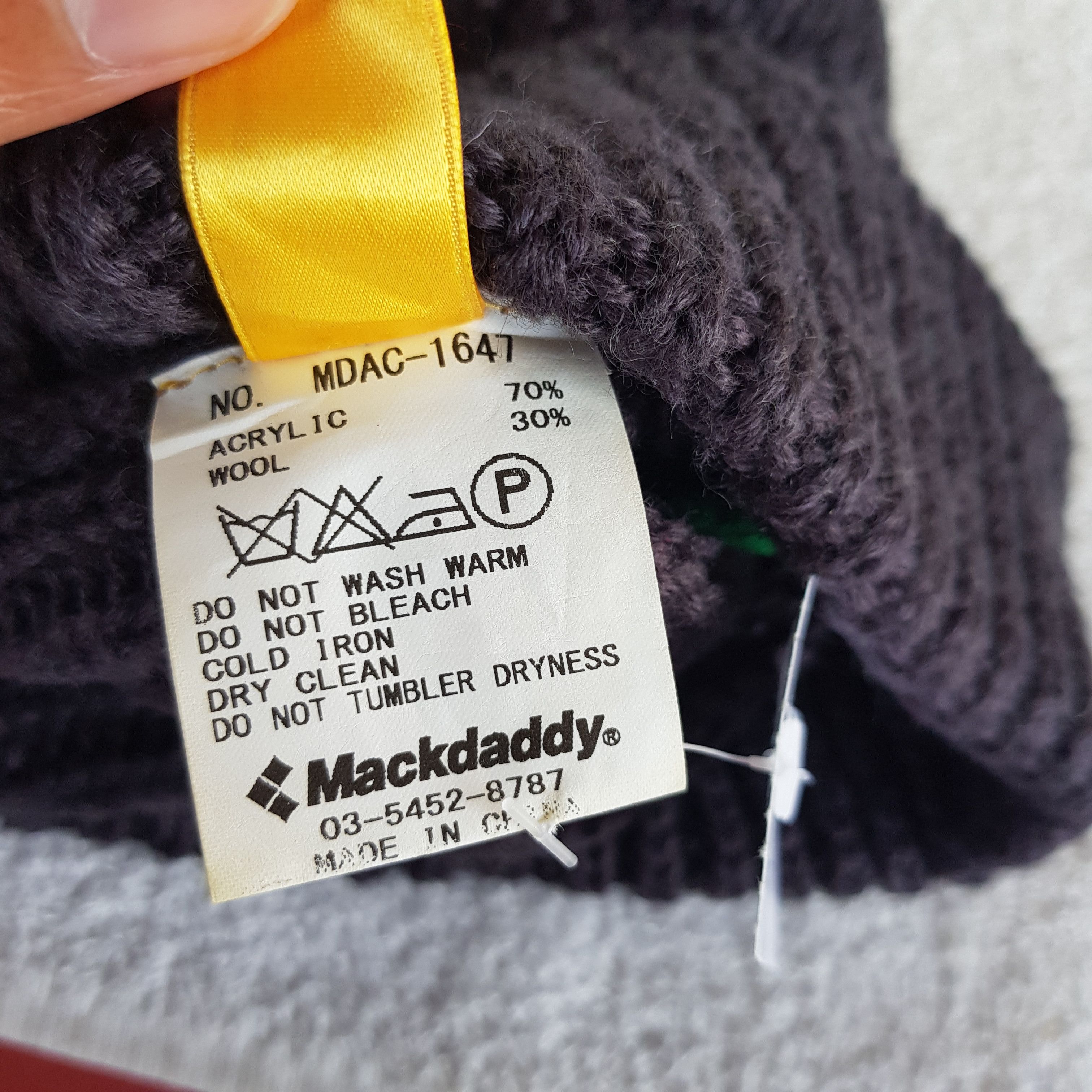 Japanese Brand Vintage Mackdaddy Beanie Ribbed Fair Isle Knit Snow Caps Hat Size ONE SIZE - 6 Thumbnail