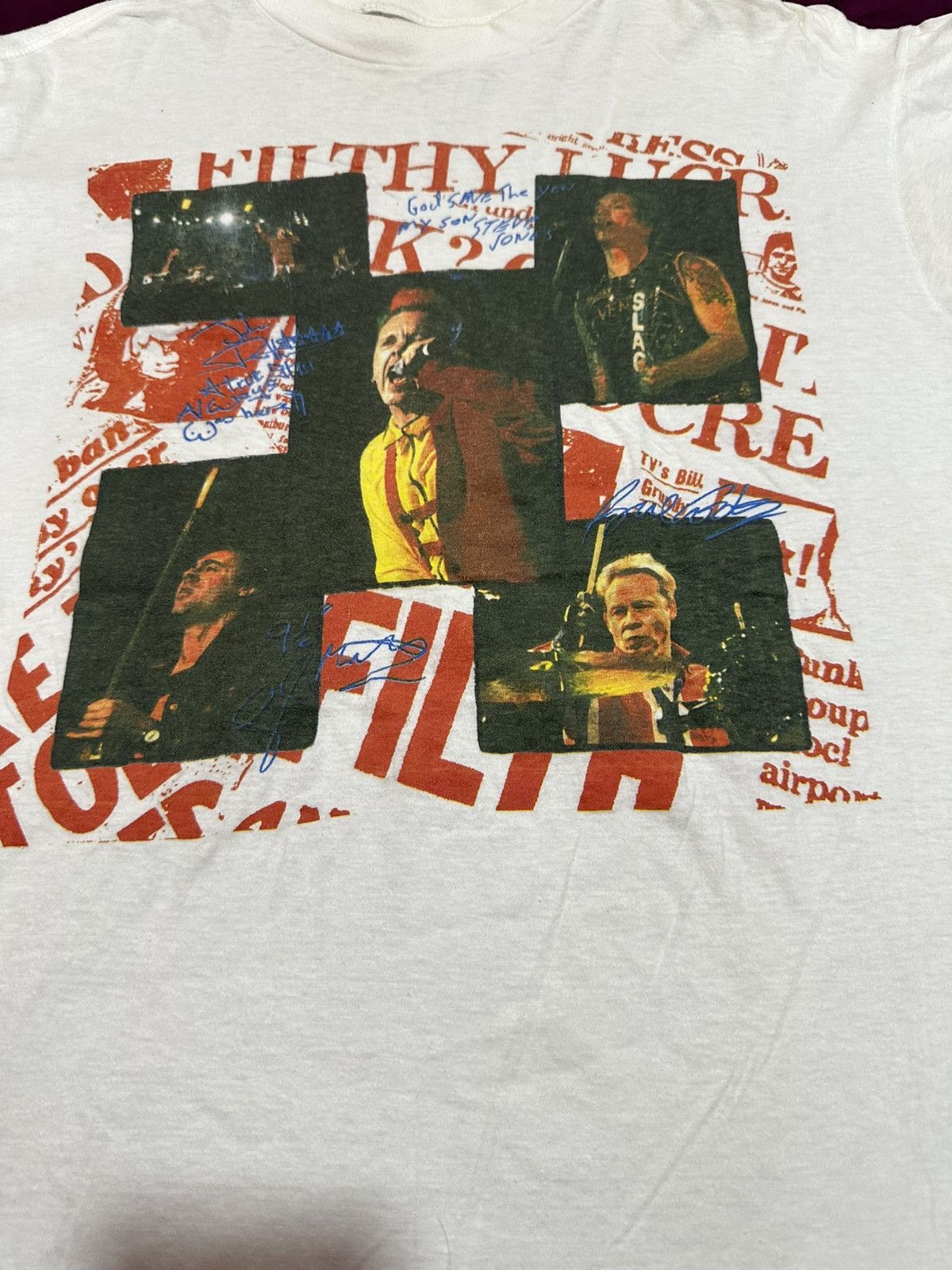Band Tees Vtg 90s Sex Pistol the filthy lucre tour japan band tee Size US M / EU 48-50 / 2 - 4 Thumbnail