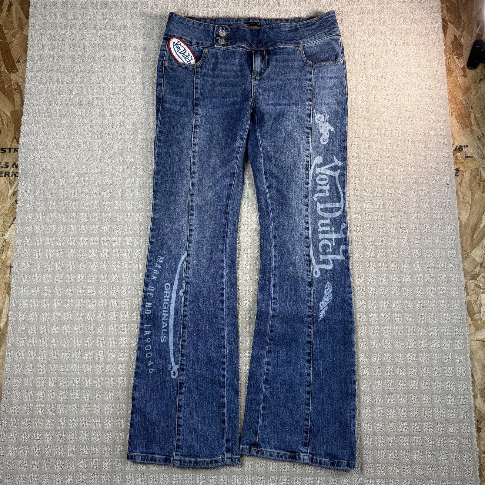 Von Dutch Von Dutch Y2K Flared Bootcut Jeans Womens 28 Size 28" / US 6 / IT 42 - 1 Thumbnail