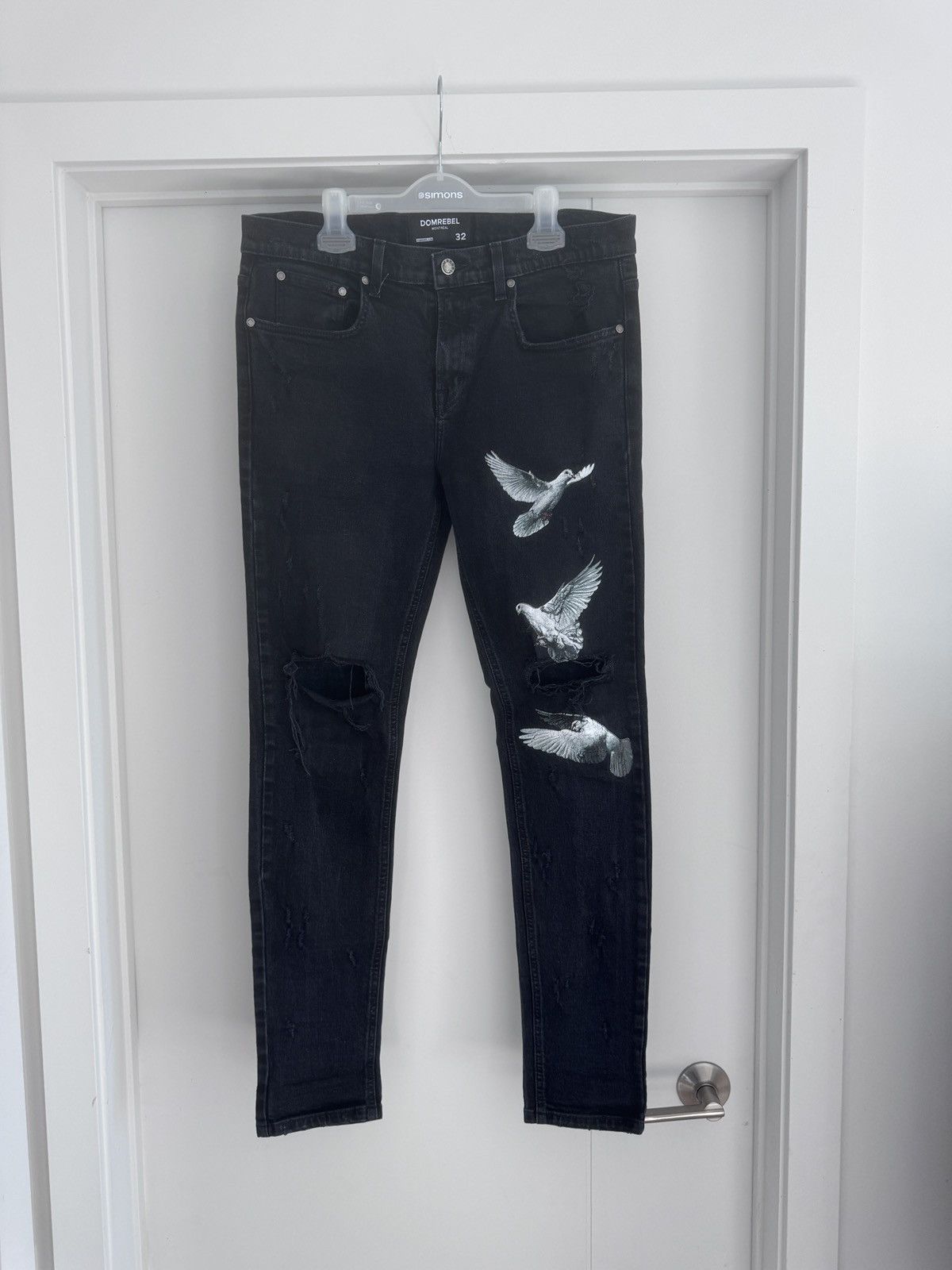 DOMREBEL Dom Rebel “Doves” Denim Size US 32 / EU 48 - 1 Thumbnail