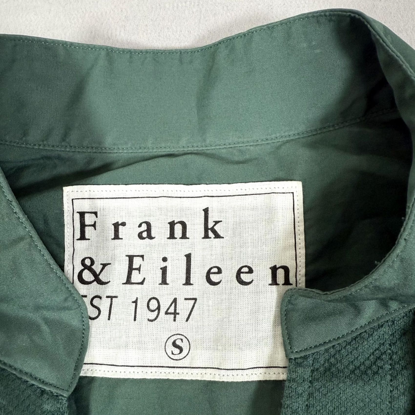 Frank & Eileen Frank Eileen Shirt Dress Womens S Green Tory Button Up Top Cotton Dress Length Short Size S / US 4 / IT 40 - 7 Thumbnail