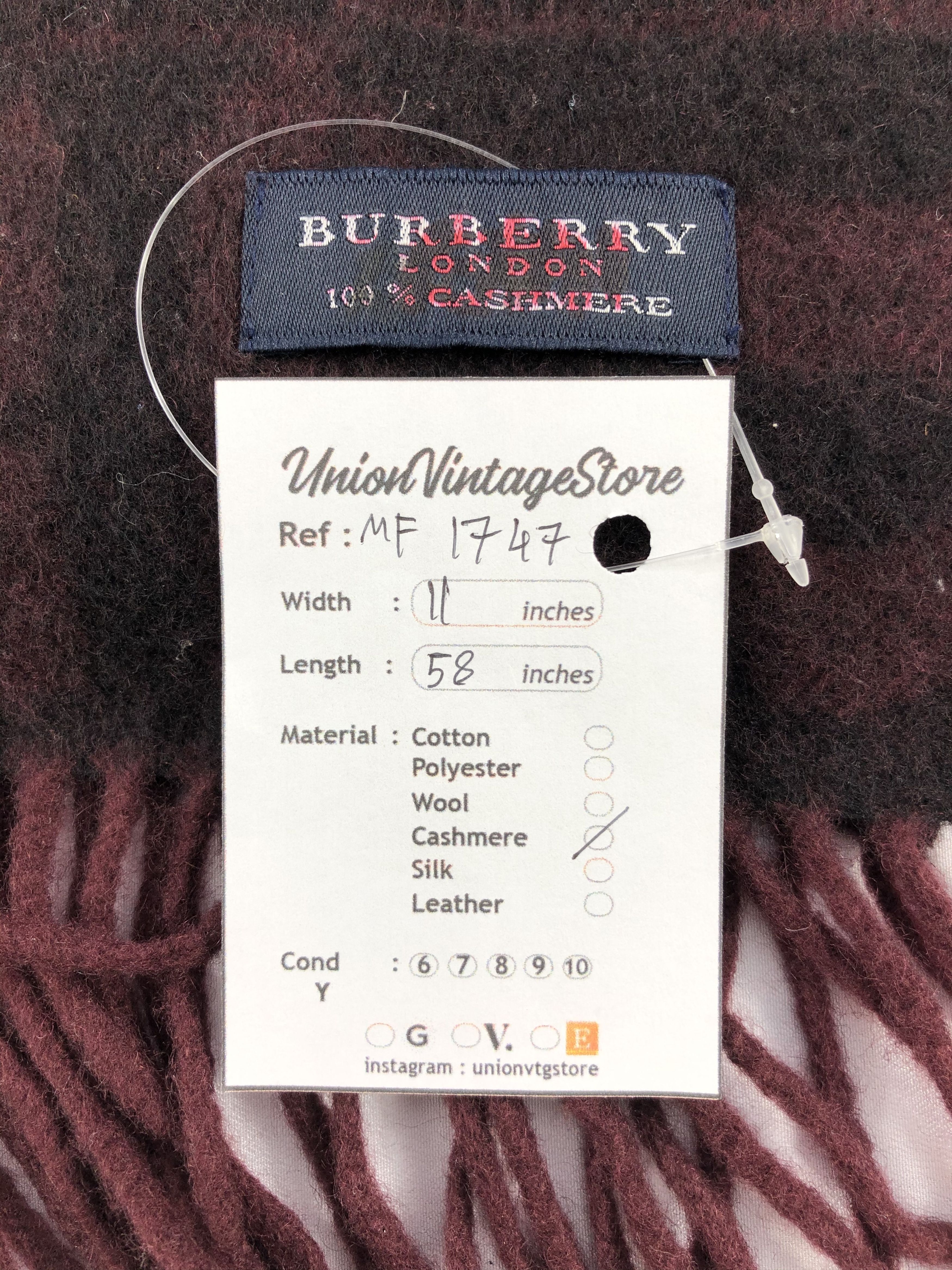 Burberry Vintage Burberry Scarf/Muffler/Neckwear MF1747 Size ONE SIZE - 5 Thumbnail