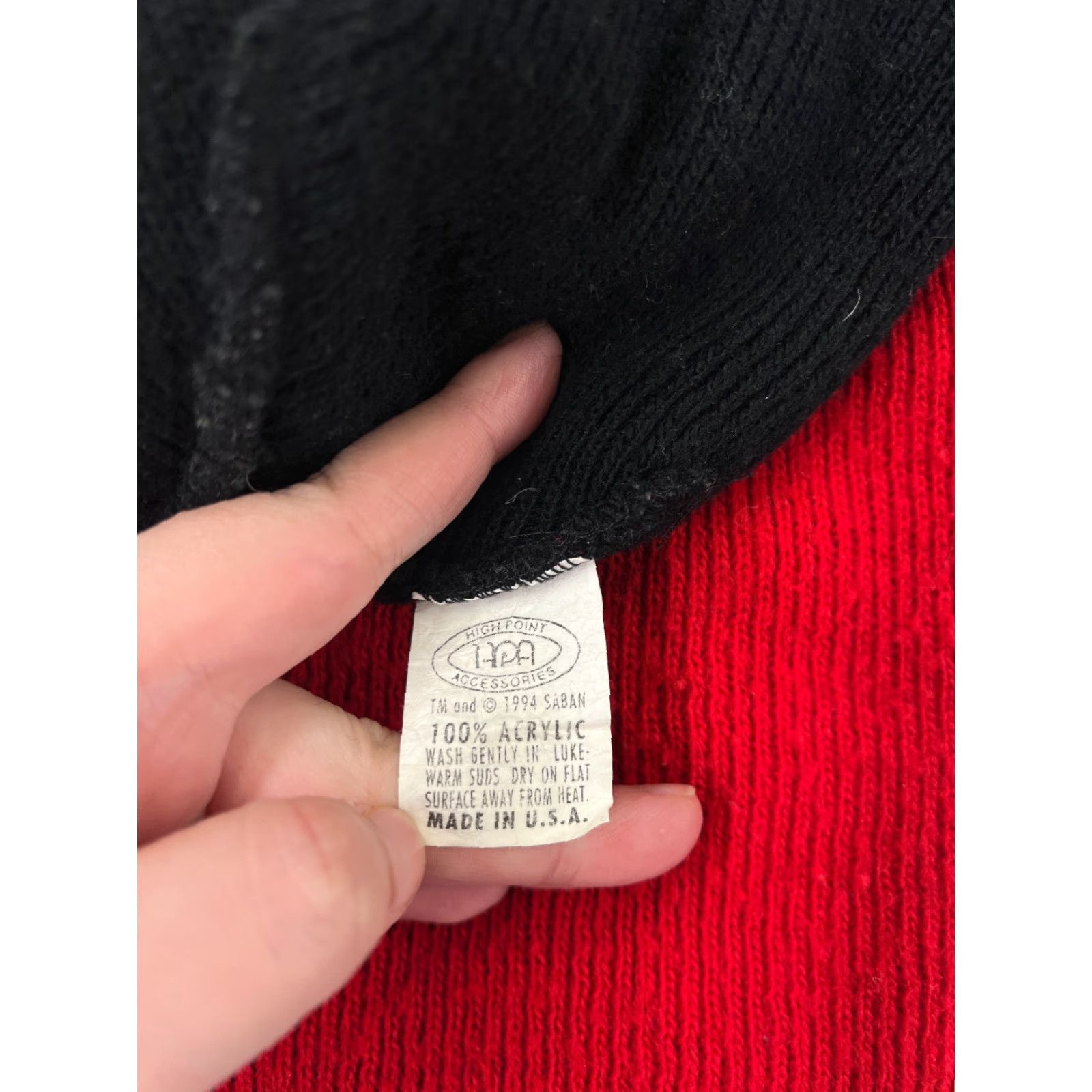 Vintage High Point Accessories Beanie Adult One Size Red Knit Acrylic Ski Mens Size ONE SIZE - 5 Thumbnail