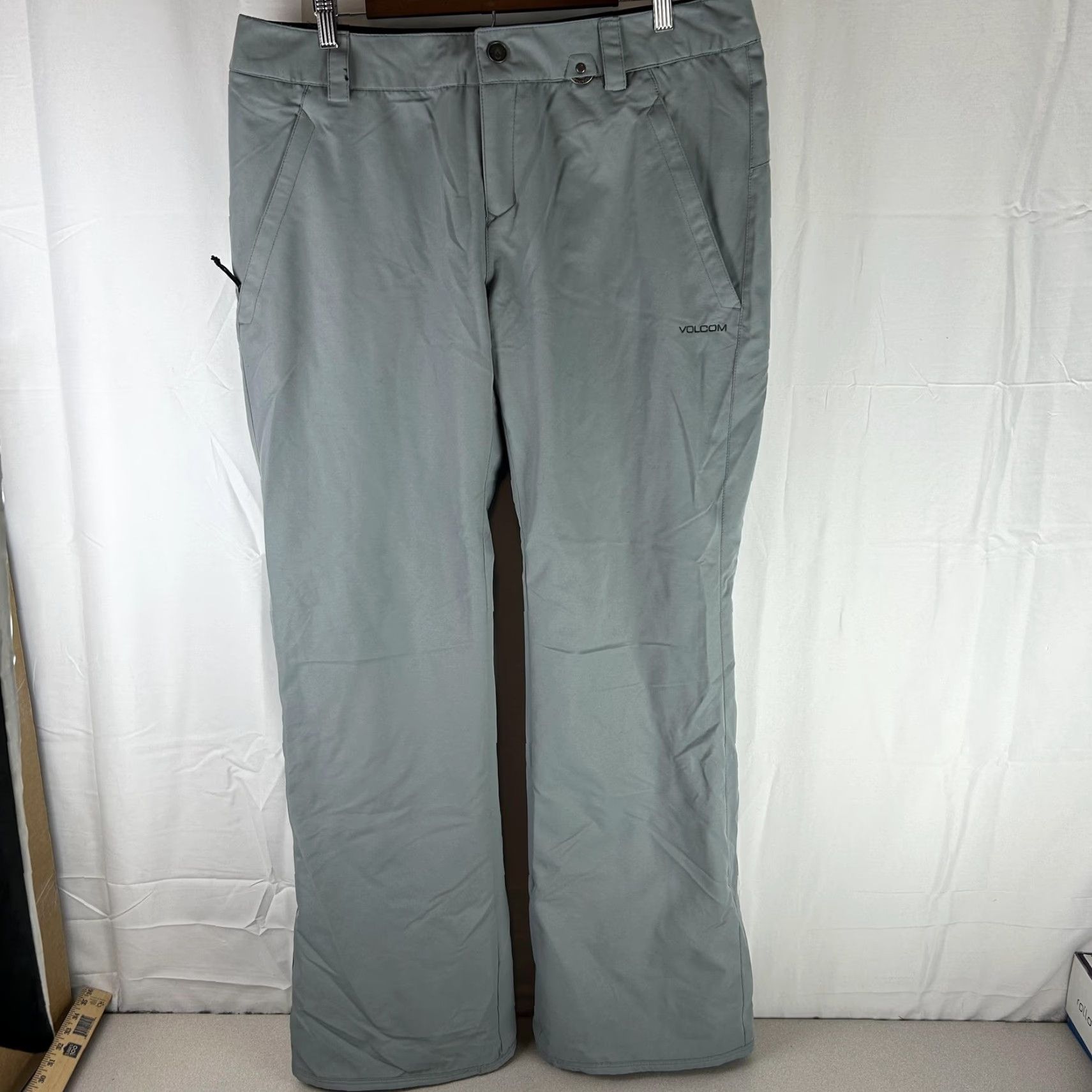 Volcom Volcom Snow Pants Mens XL Gray Insulated Waterproof Ski Twill Lined 10K/10K Size US 36 / EU 52 - 2 Thumbnail