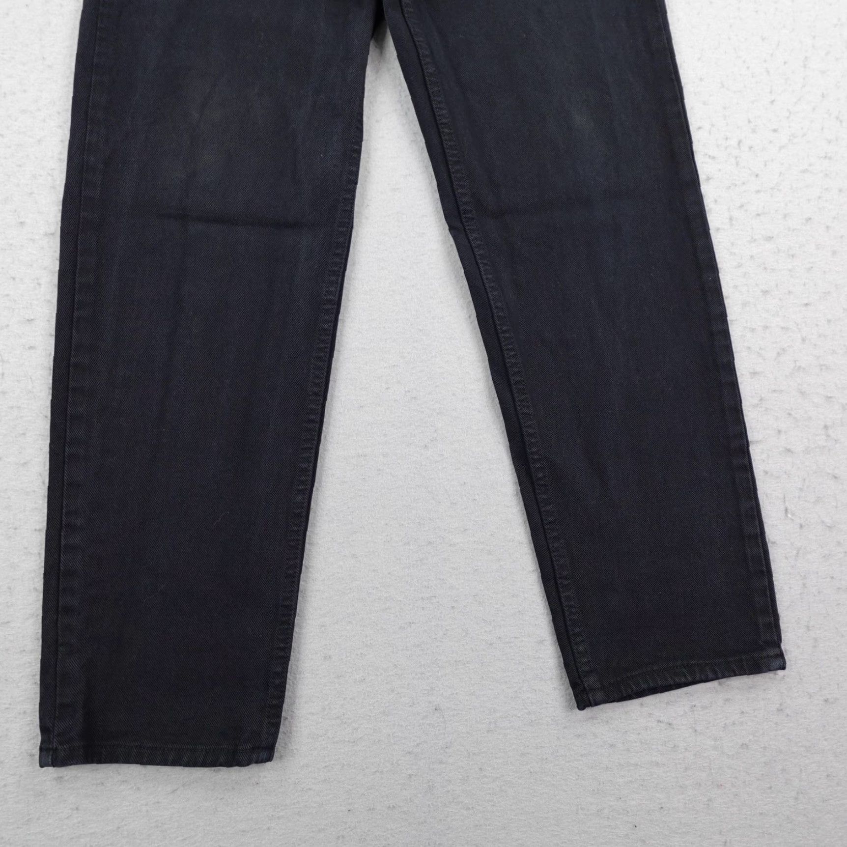 Levi's VINTAGE Levis Jeans Womens 7 Junior Black Silvertab Loose Fit Denim Baggy 80s Size 28" / US 6 / IT 42 - 3 Thumbnail
