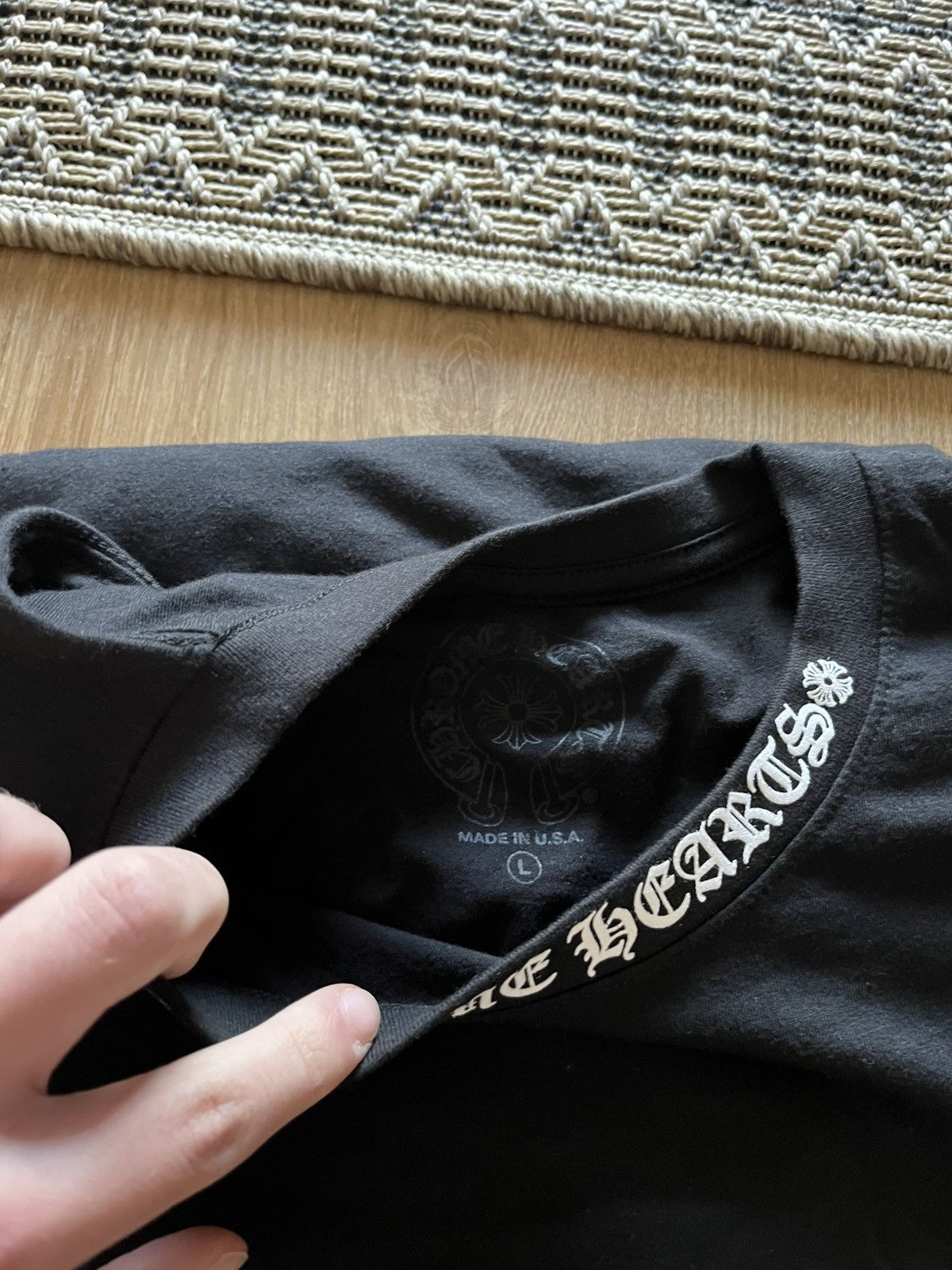 Chrome Hearts Chrome hearts long sleeve neck logo brand new full set Size US L / EU 52-54 / 3 - 7 Thumbnail