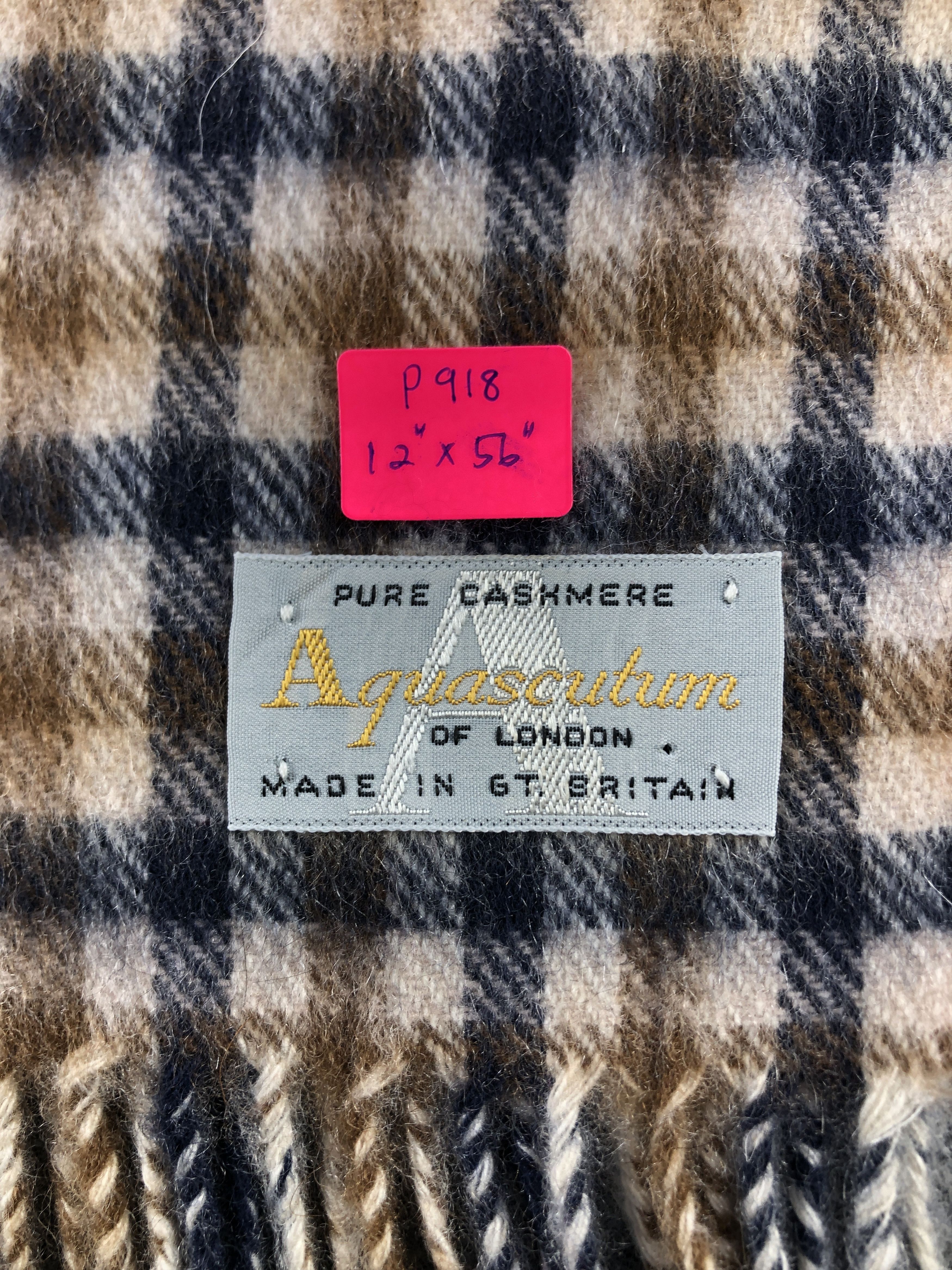 Aquascutum Aquasqutum Scarf / Muffler / Neckwear P918 Size ONE SIZE - 4 Thumbnail
