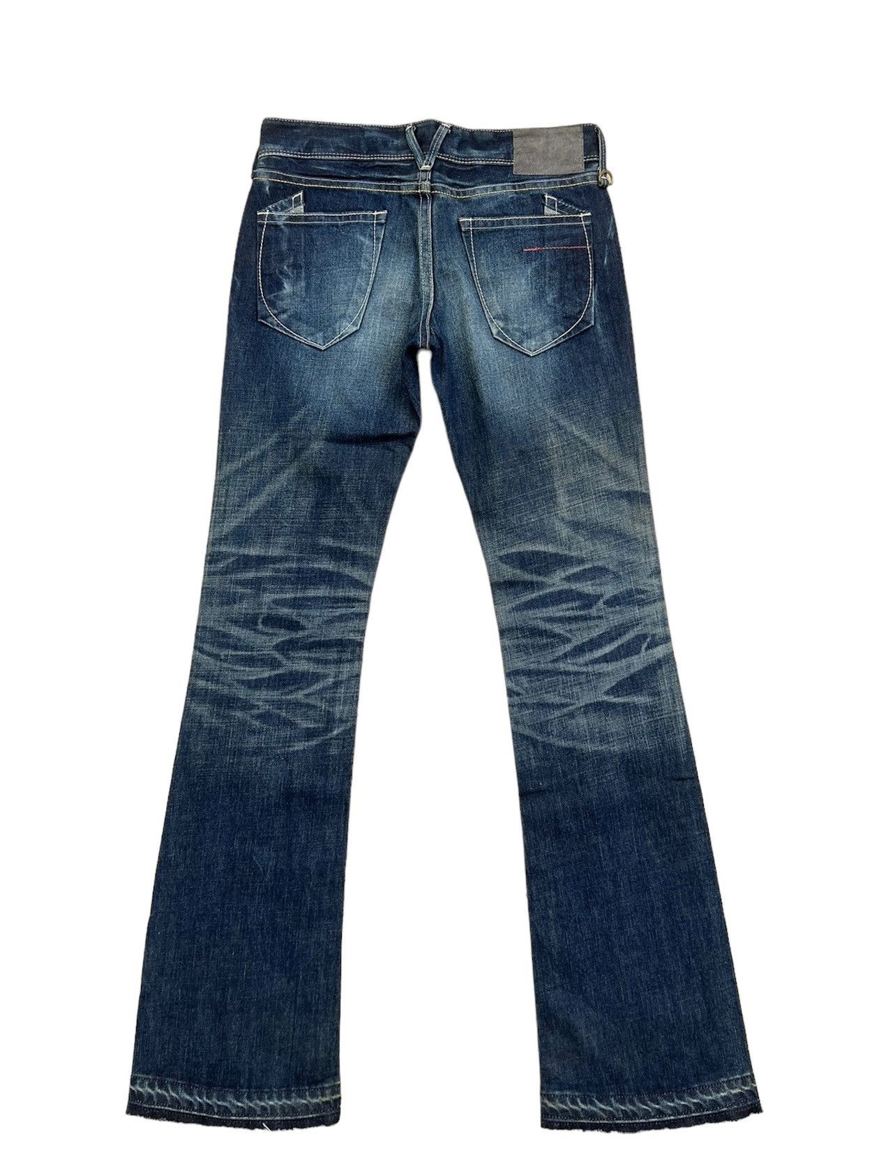 Vanquish Claw Mark Mud Vanquish Japan Released Hem Denim Flare Jeans Size US 29 - 2 Thumbnail