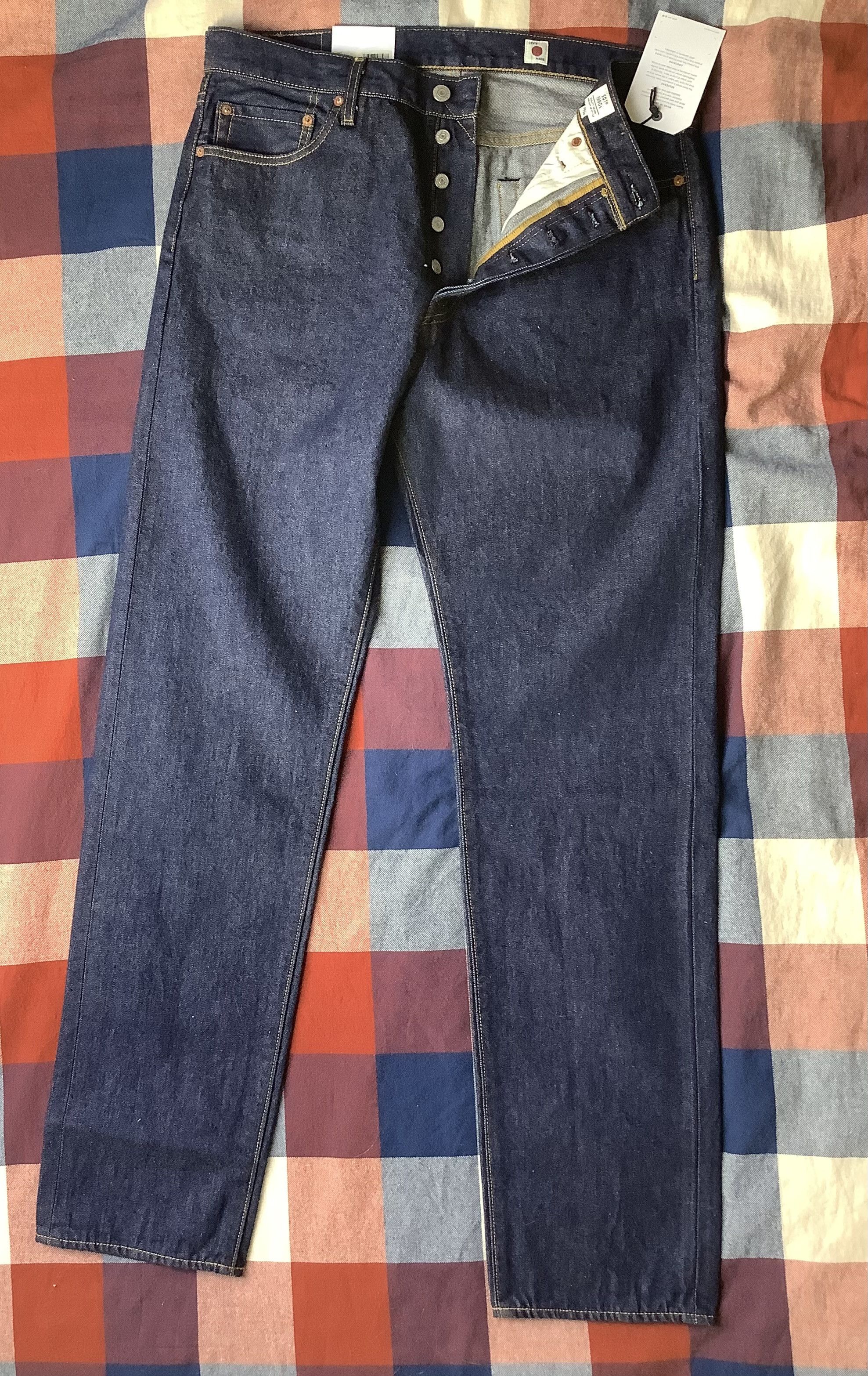 Levi's Levis Blue Label - Made in Japan - 501 Size US 34 / EU 50 - 3 Thumbnail
