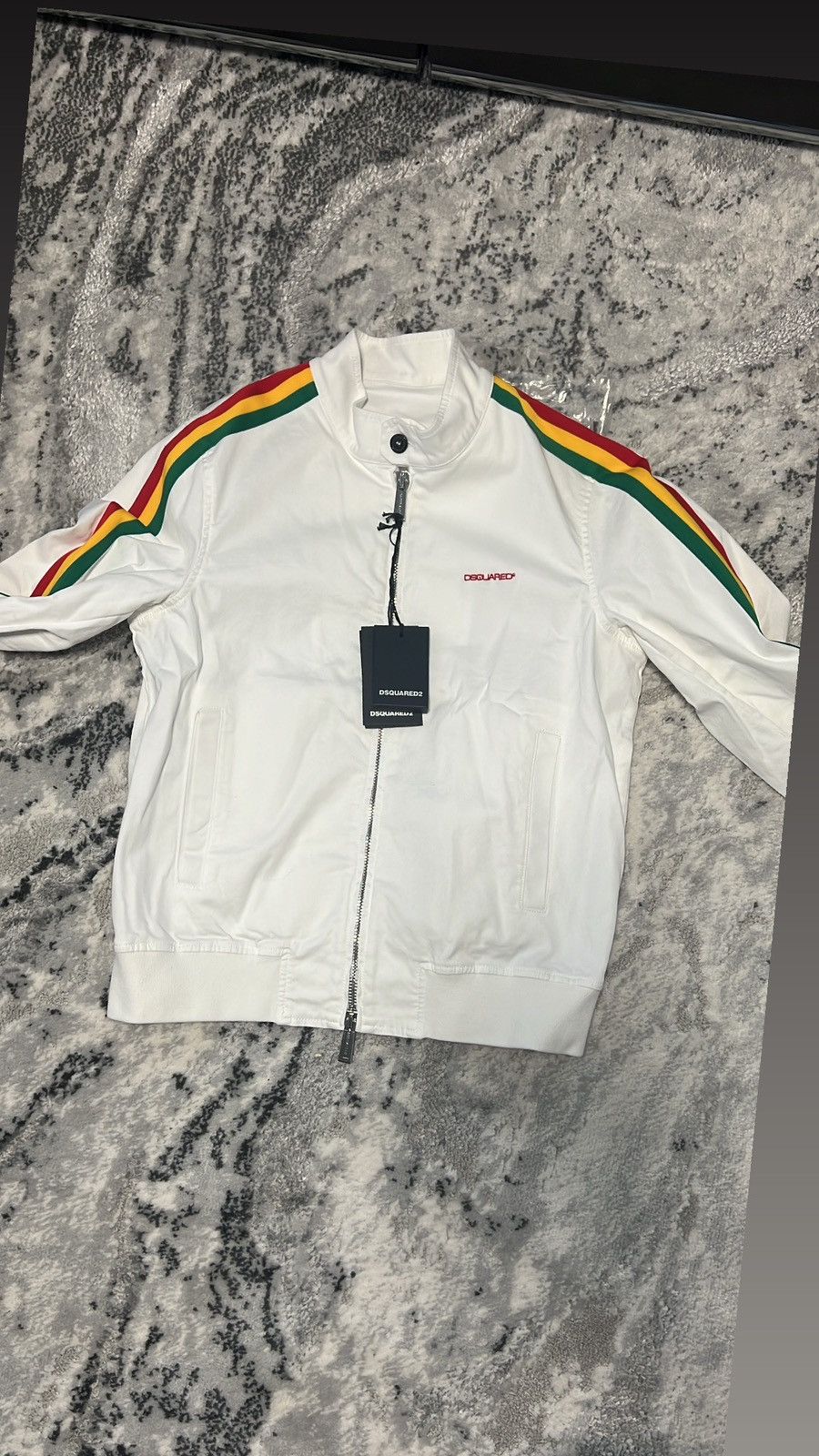 Dsquared2 *NEW* DSQUARED2 TENNIS BOMBERJACK Size US M / EU 48-50 / 2 - 1 Thumbnail