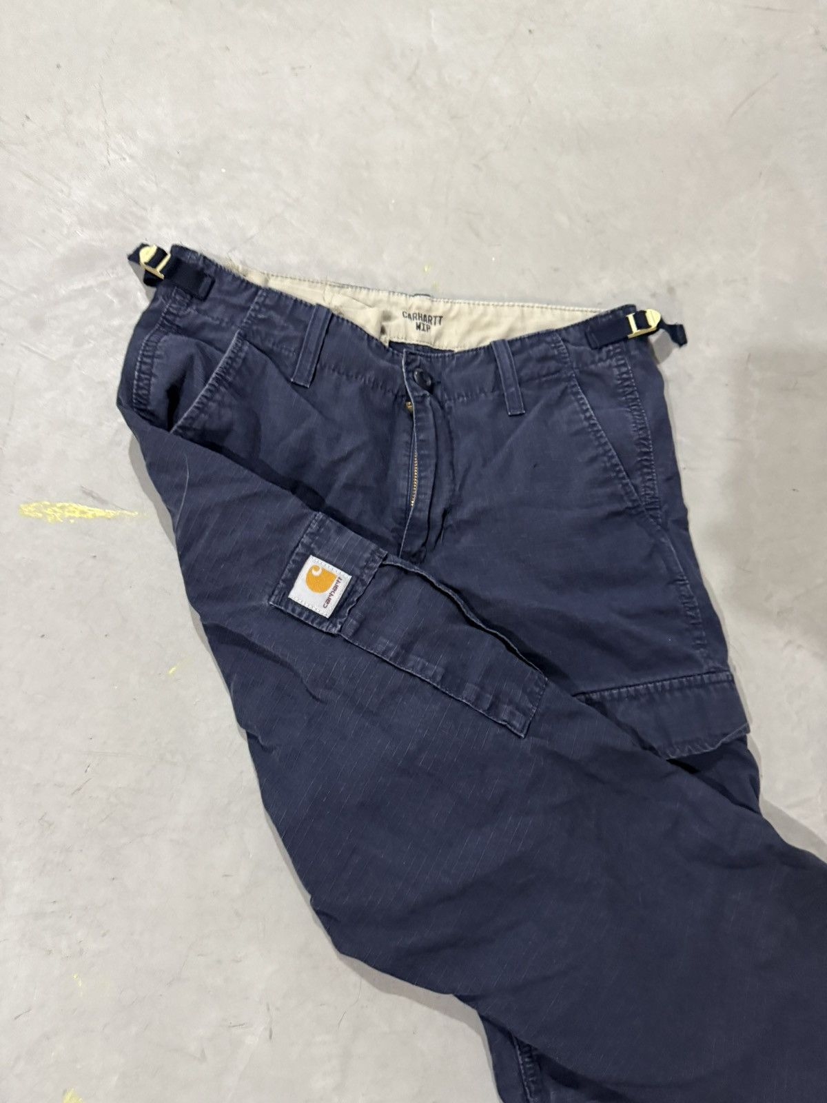 Carhartt Wip Navy Carharrt wip aviation cargo pants 28/30 Size US 28 / EU 44 - 4 Thumbnail
