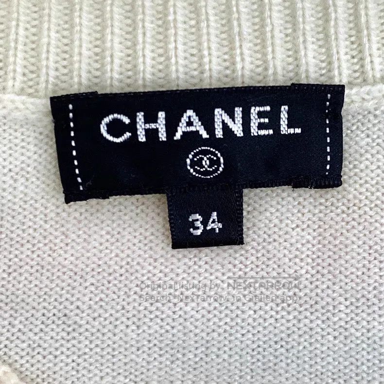 Chanel Chanel Cruise series colour block striped logo cashmere ro Size XXS / US 00 / IT 34 - 6 Thumbnail