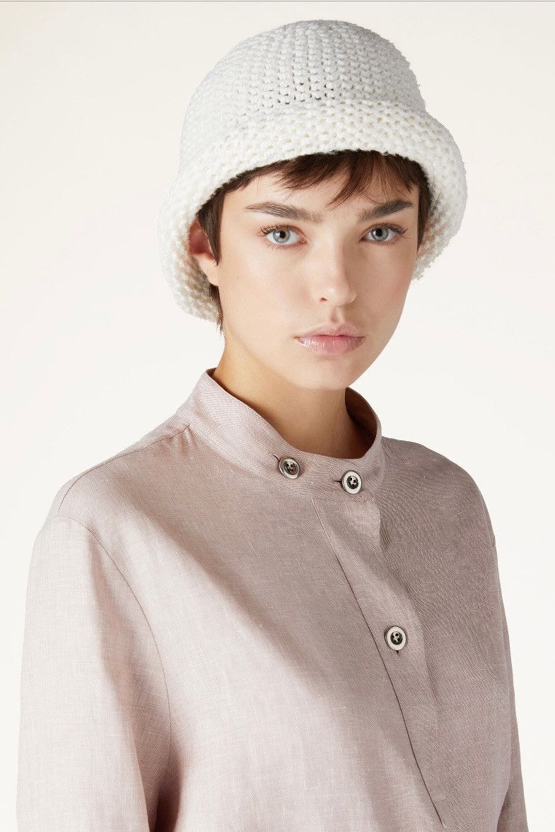Loro Piana o1srvl11e0325 FAN8016 Size: OS / Cloche Hida Hat / Cap Size ONE SIZE - 2 Thumbnail