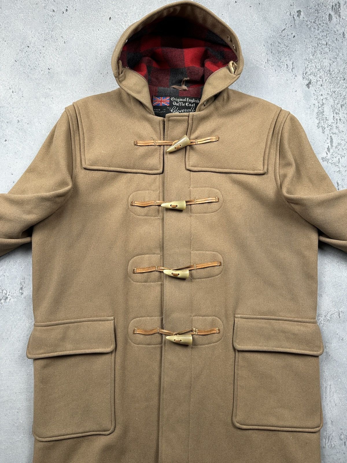 Gloverall Vintage Gloverall Original English Duffle Coat Camel Wool Size US M / EU 48-50 / 2 - 6 Thumbnail
