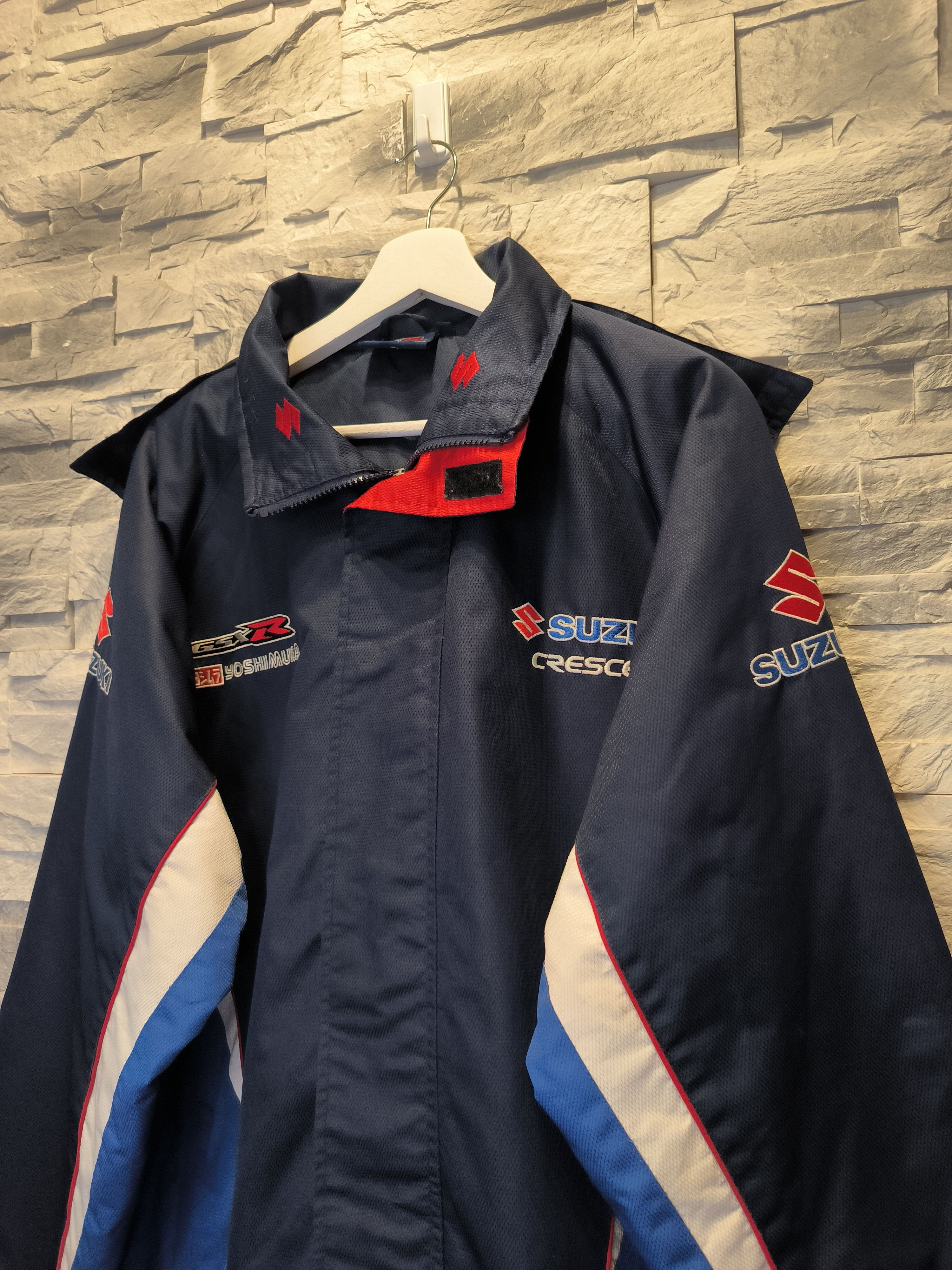 Vintage Vintage Suzuki Racing Jacket Crescent GSXR Size US XL / EU 56 / 4 - 4 Thumbnail