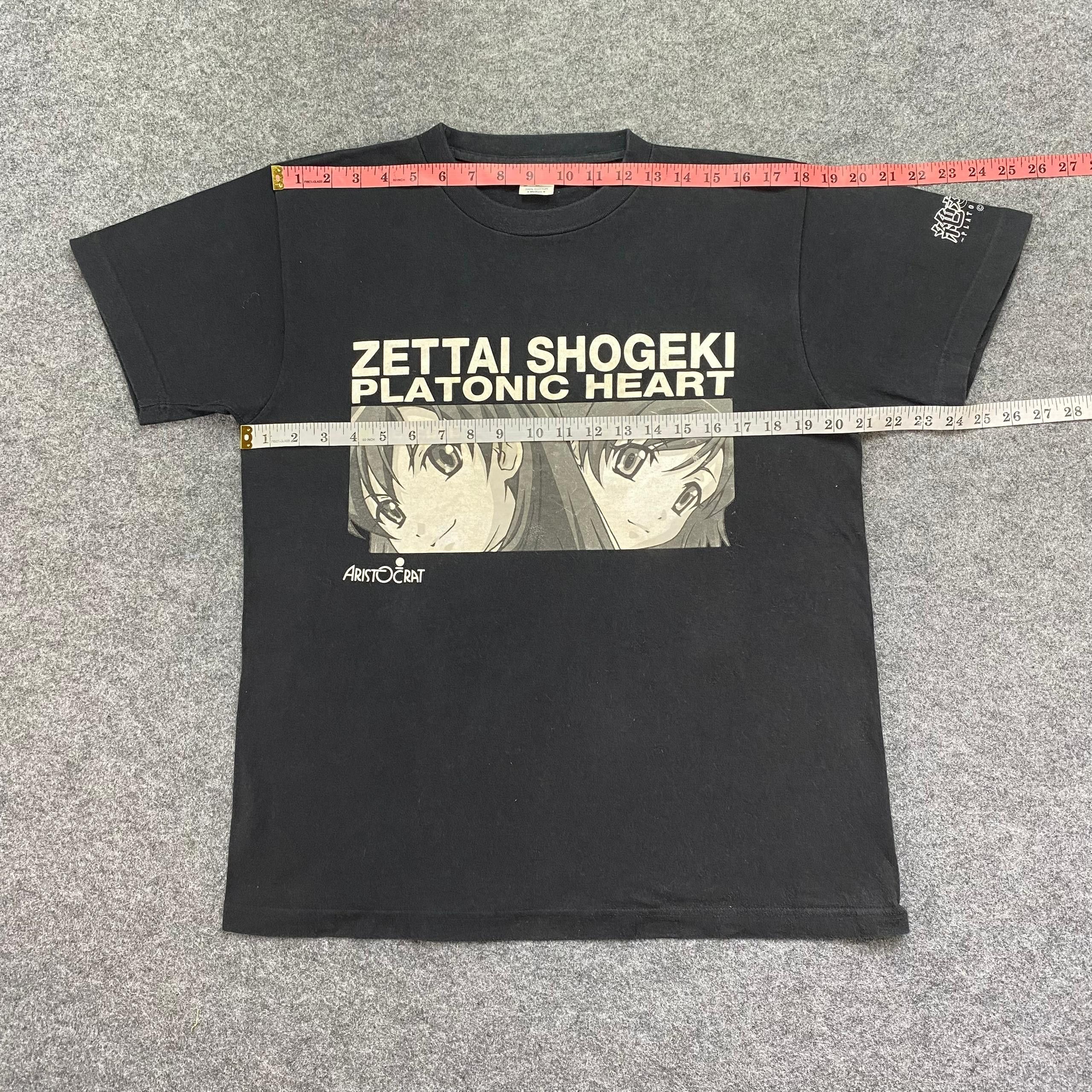 Anime Vintage Aristocrat Zettai Shogeki Platonic Heart Anime shirt Size US L / EU 52-54 / 3 - 5 Thumbnail
