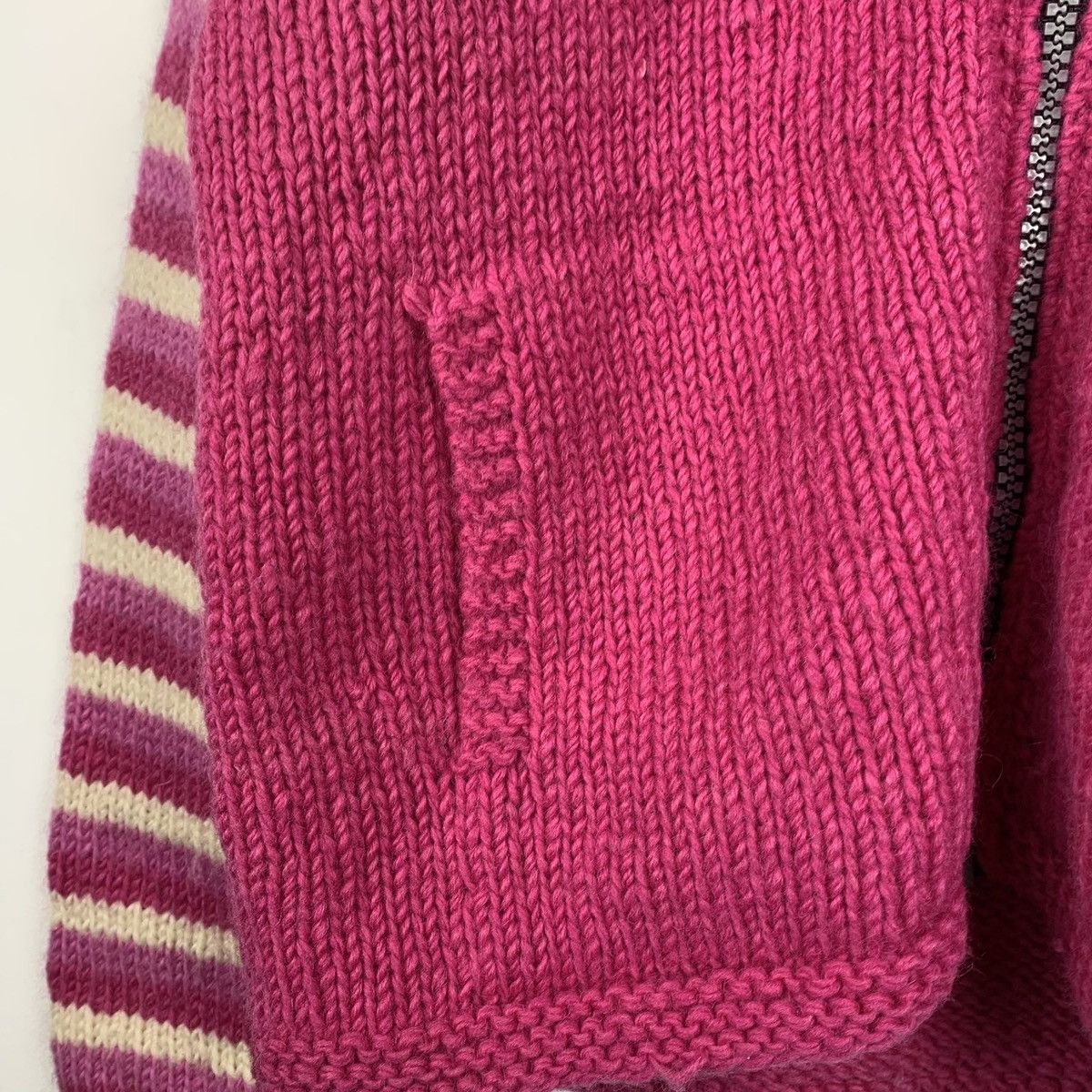 Other Vintage Y2K Pachamama Hand Knit Wool Jacket Full Zip OneSize Size US XXL / EU 58 / 5 - 7 Thumbnail