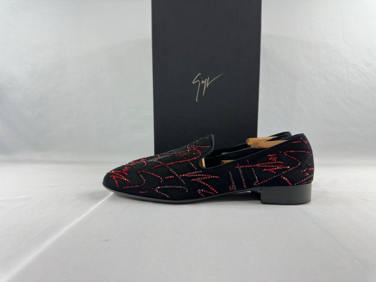Giuseppe Zanotti Giuseppe Zanotti G-Glam Crystal Logo Loafer Size US 10 / EU 43 - 6 Thumbnail