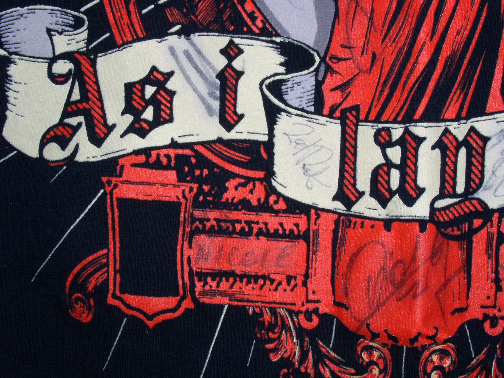 Vintage As I Lay Dying Concert Tour T Shirt Autographed 2006 Size US S / EU 44-46 / 1 - 6 Thumbnail
