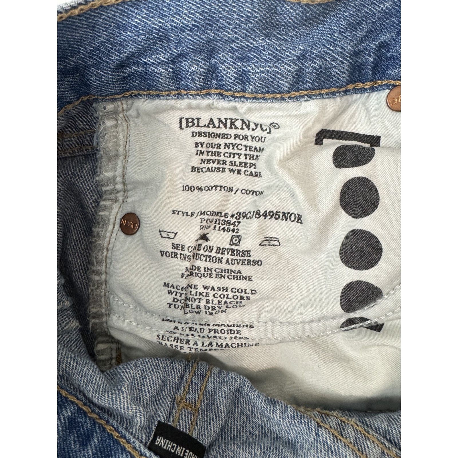 Other BlankNYC Denim Cutoff Jean Shorts 26 Raw Hem Cool Girl Size 26" / US 2 / IT 38 - 7 Thumbnail