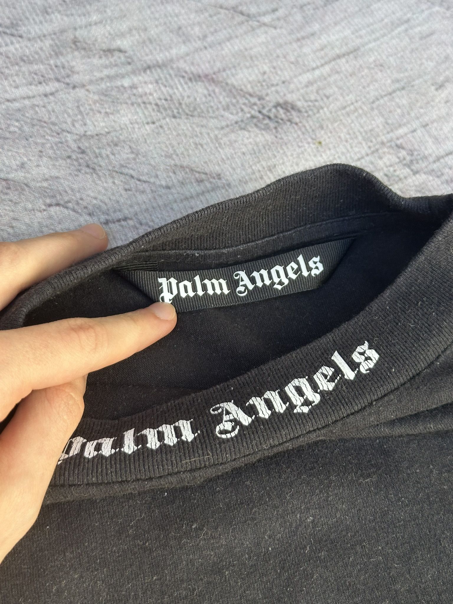 Palm Angels Palm Angels T-Shirt Big Back Logo Print Black Size US XS / EU 42 / 0 - 11 Thumbnail