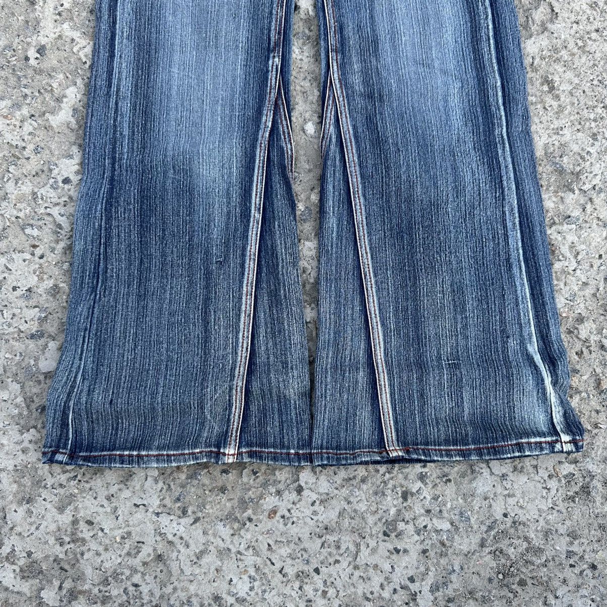 Hypebeast VTG Japanese Style Flare Jeans Size L Y2K 00s USA Size 27" / US 4 / IT 40 - 5 Thumbnail